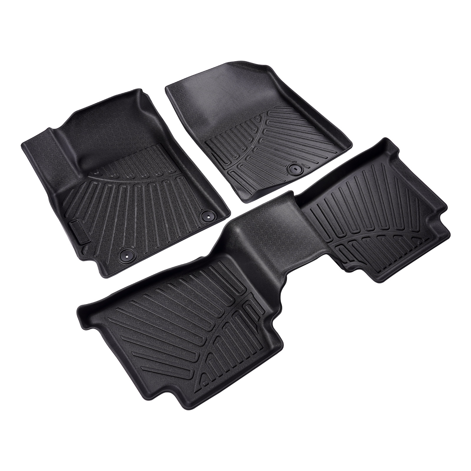 Rubber Car Floor Mats Anti-Slip For Kia Seltos 2021 2022 -2025 Front Left Right