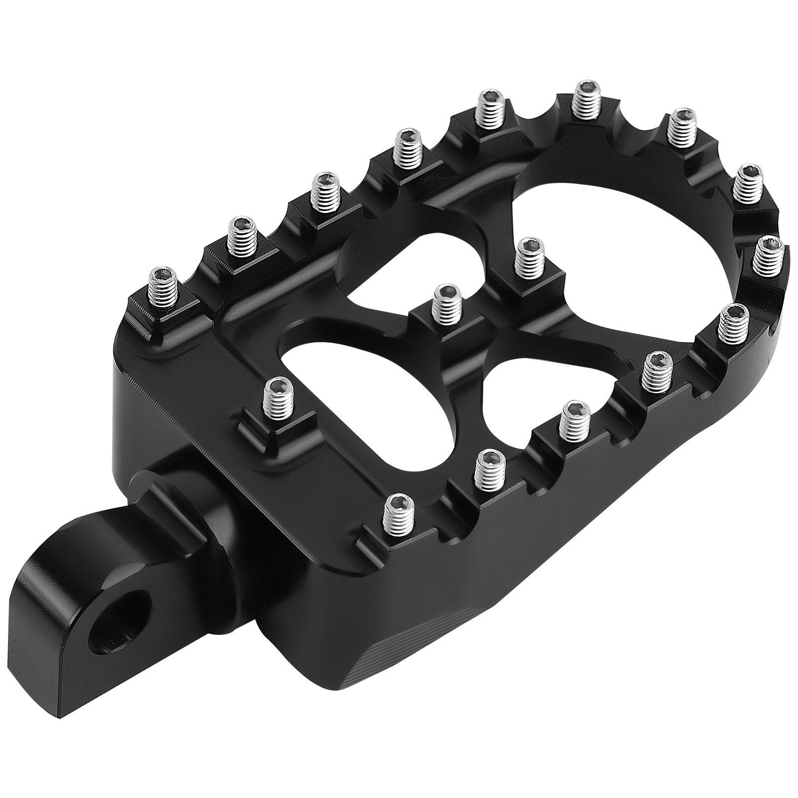 Wide Fat MX Style Foot Pegs Footrest For Harley Heritage Softail 1986-2017