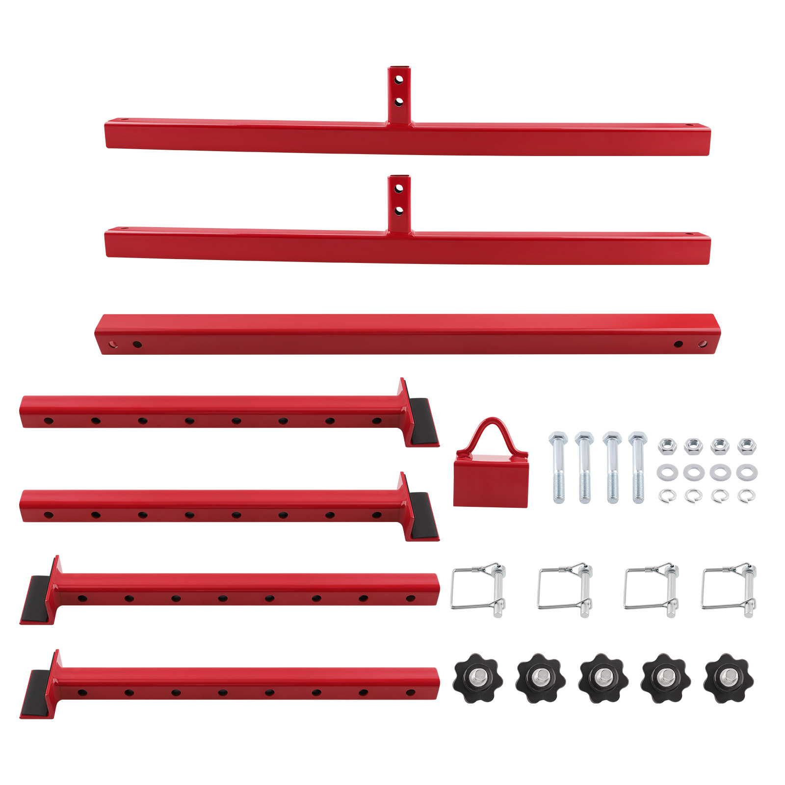 Universal Truck Box Bed Lift Kit Red Powder Coated 800LB Capacity 36