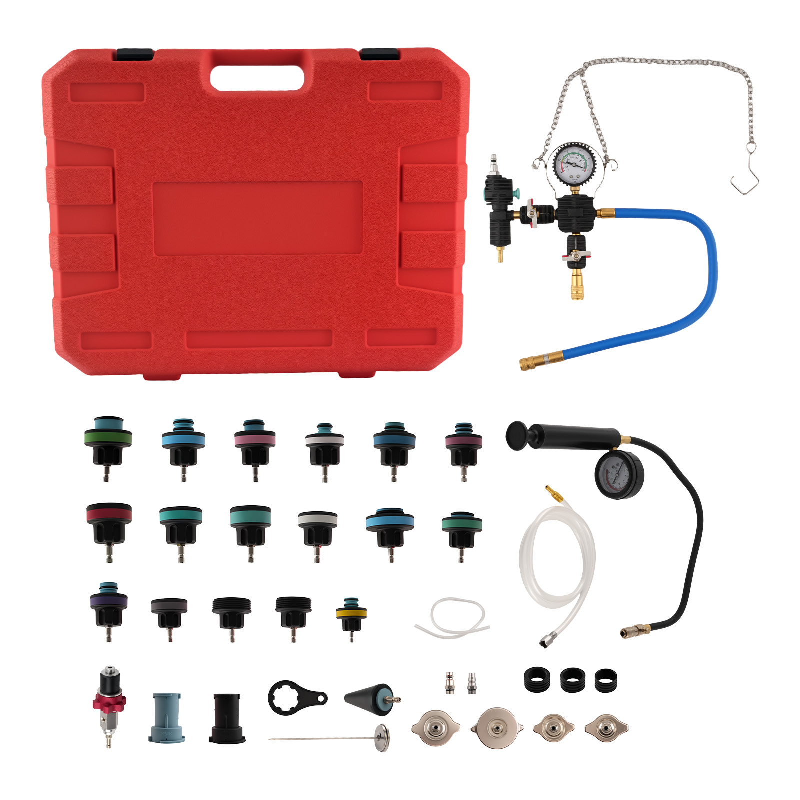 33x  Radiator Pressure Tester & Coolant Vacuum Refill Kit Universal Fit