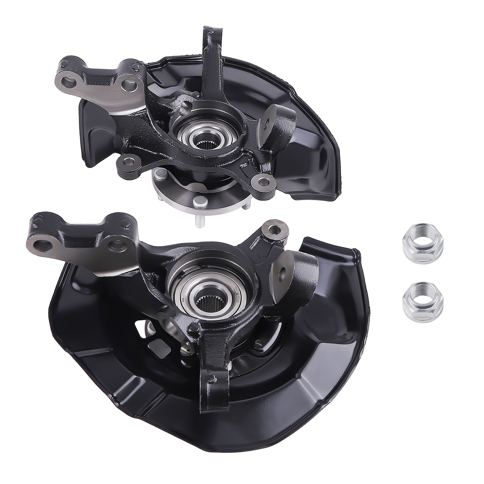 2* Steering Knuckles+ Wheel Hub For Toyota Sienna AWD 2004 2005 - 2010