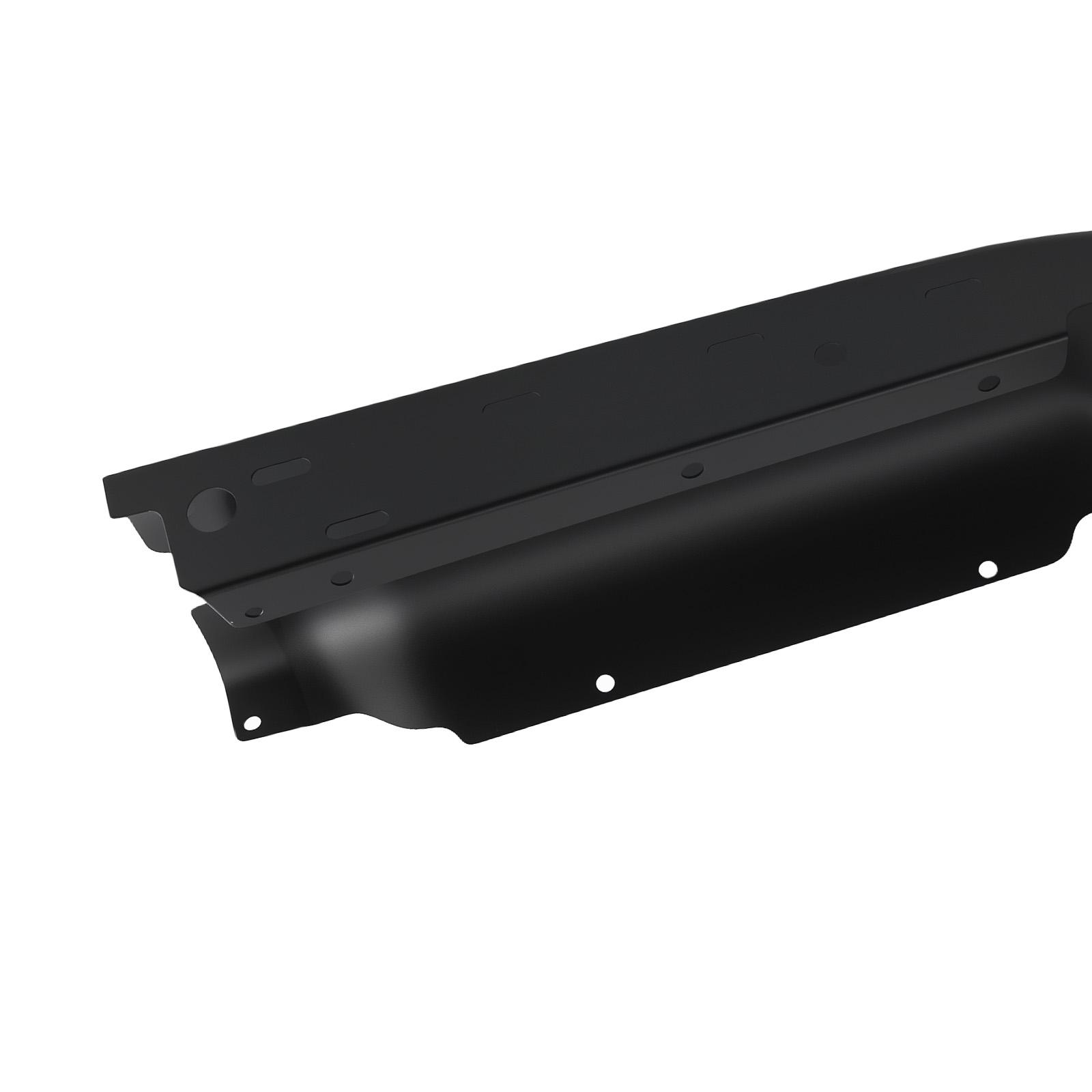 Left Rear Black Bumper End for Ford F-150 2009-2014 FO1102375 Steel
