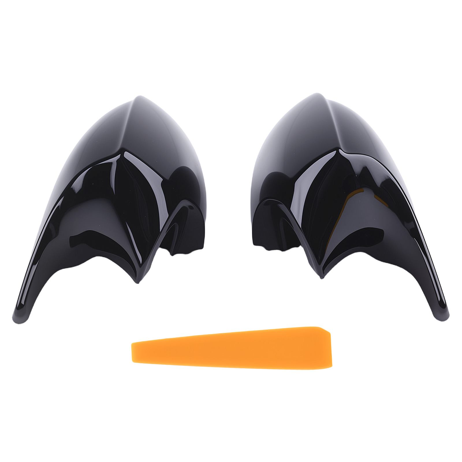 Side Mirror Cover Caps Set for BMW E90/E91/E92 05-09 51167135098 Gloss Black