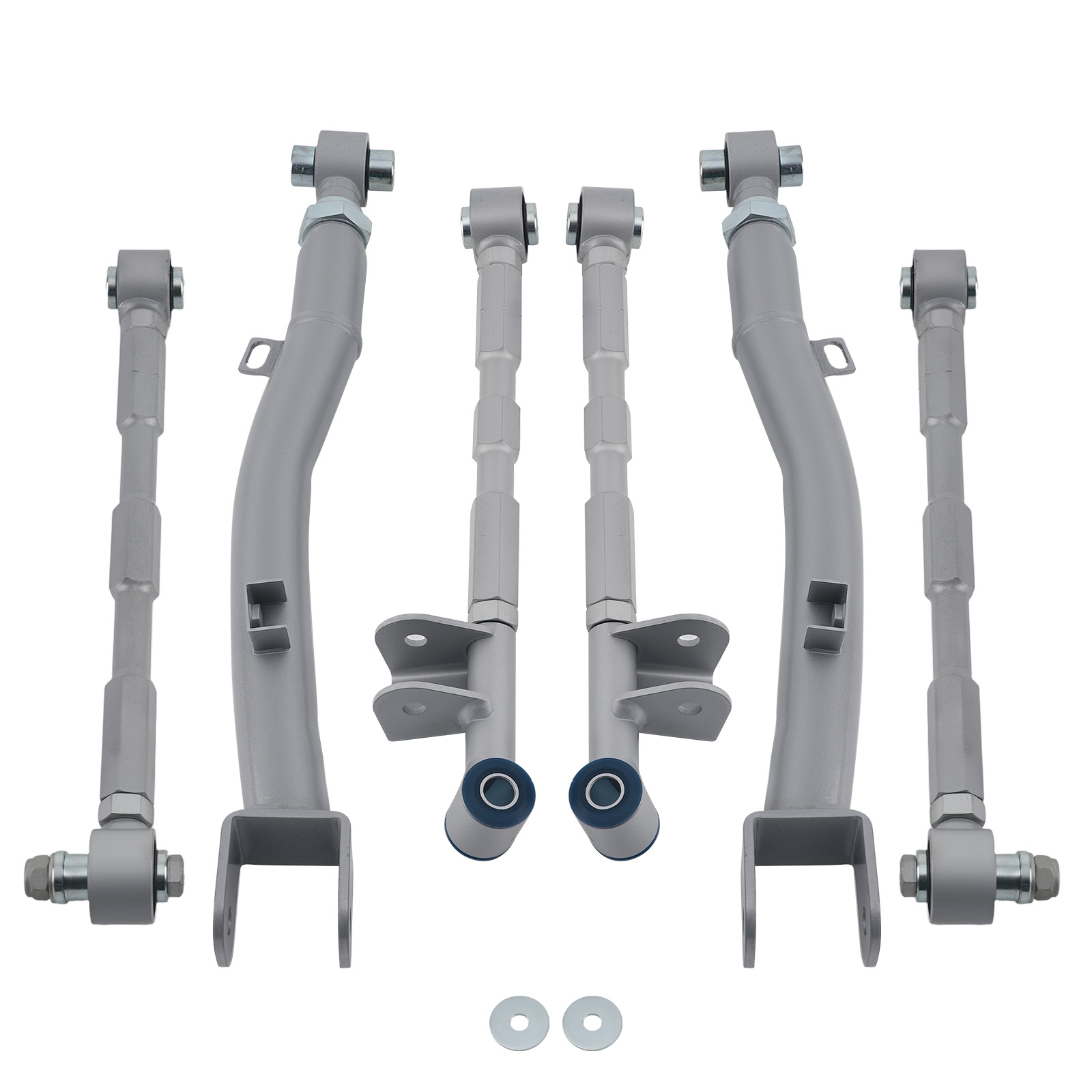 6 Pieces Rear Lateral Link + Trailing Arms for Subaru Impreza WRX