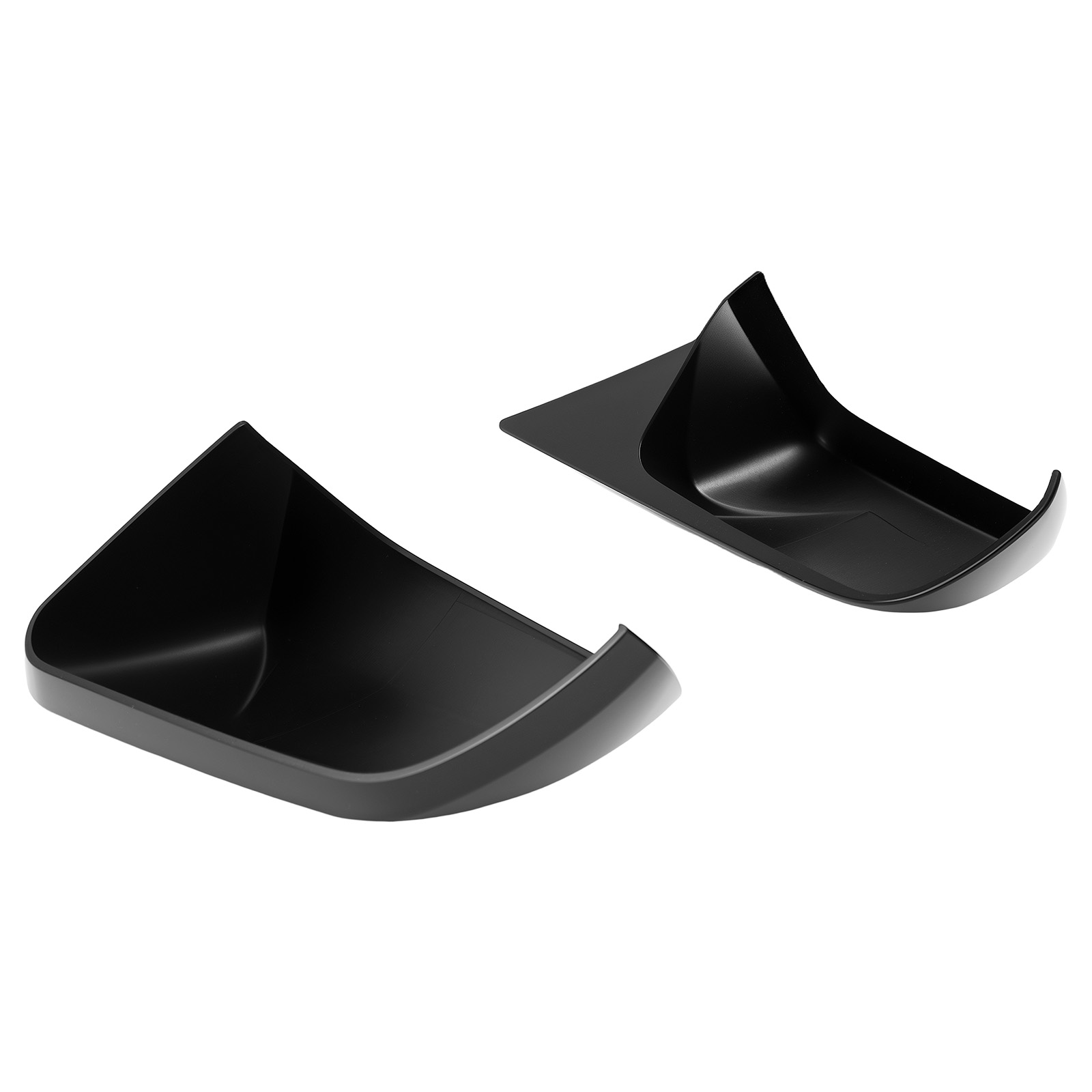 Door Mirror Cover for Ford Mustang 2015-23 FR3B-17683 FR3Z-17682 Black Front Kit