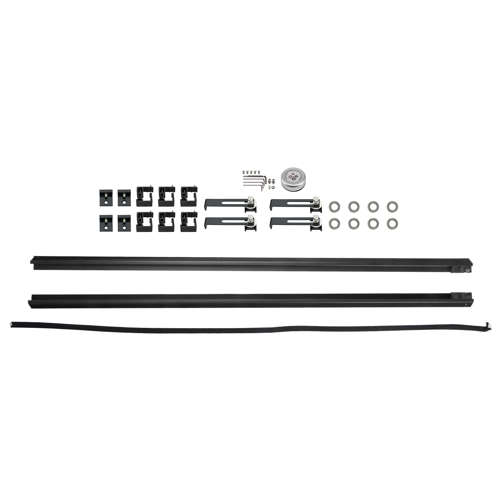 5.5ft Bed Roll Up Tonneau Cover for Toyota Tundra 2022-2026 Vinyl W/LED Lamp