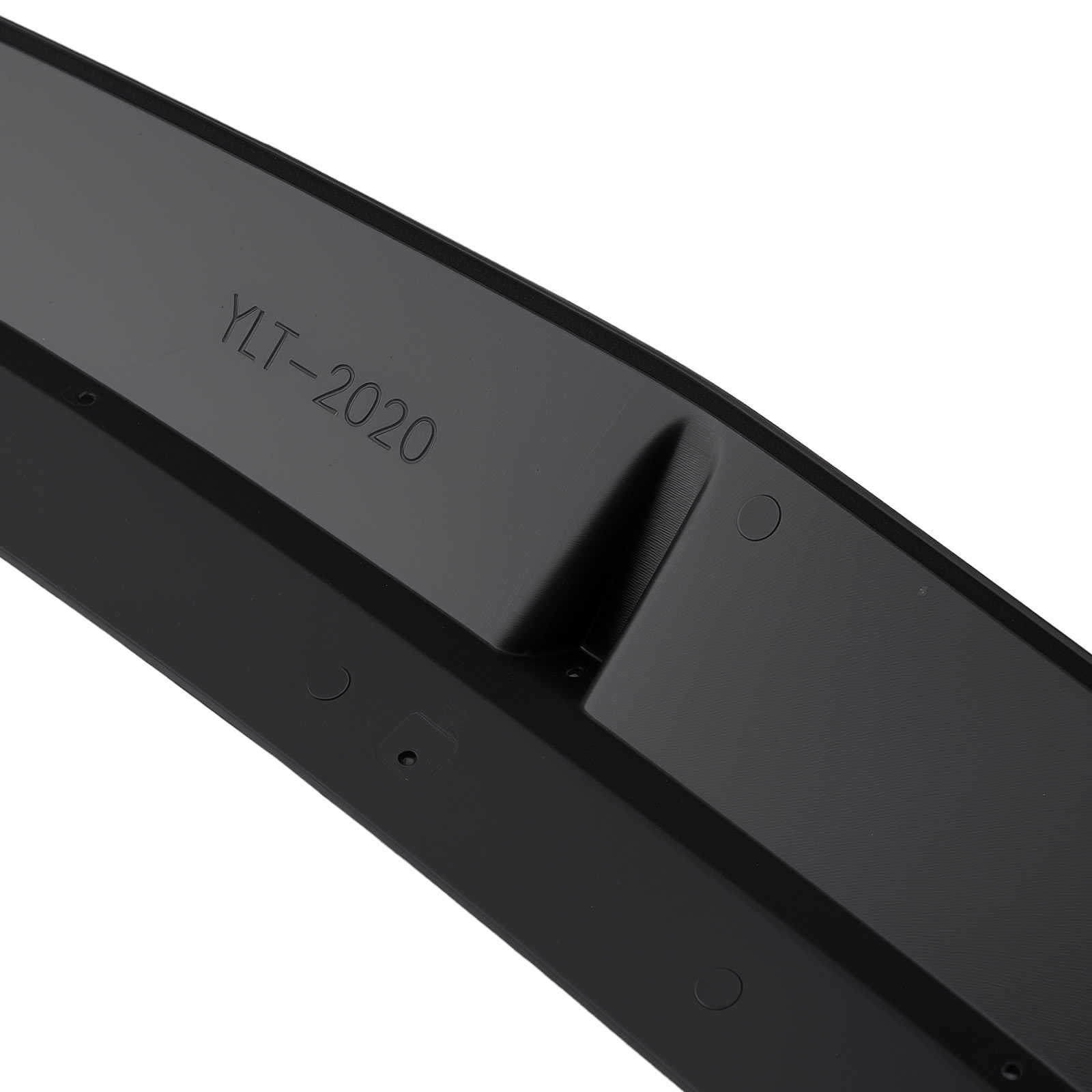 Front Bumper Accent Lip for Hyundai Elantra 2021-2024 Gloss Black Plastic Lower
