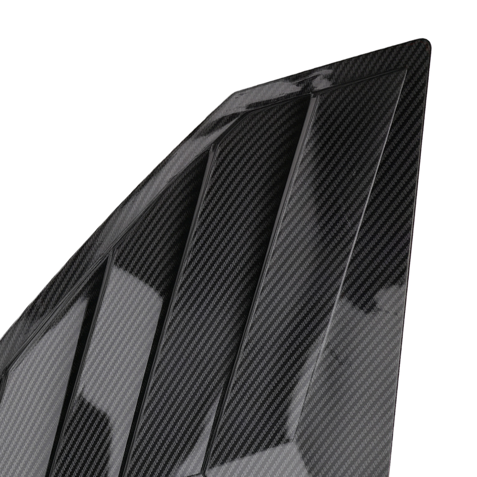 Painted ABS Side Window Louvers for Toyota RAV4 2019-2025 Carbon Fiber Look