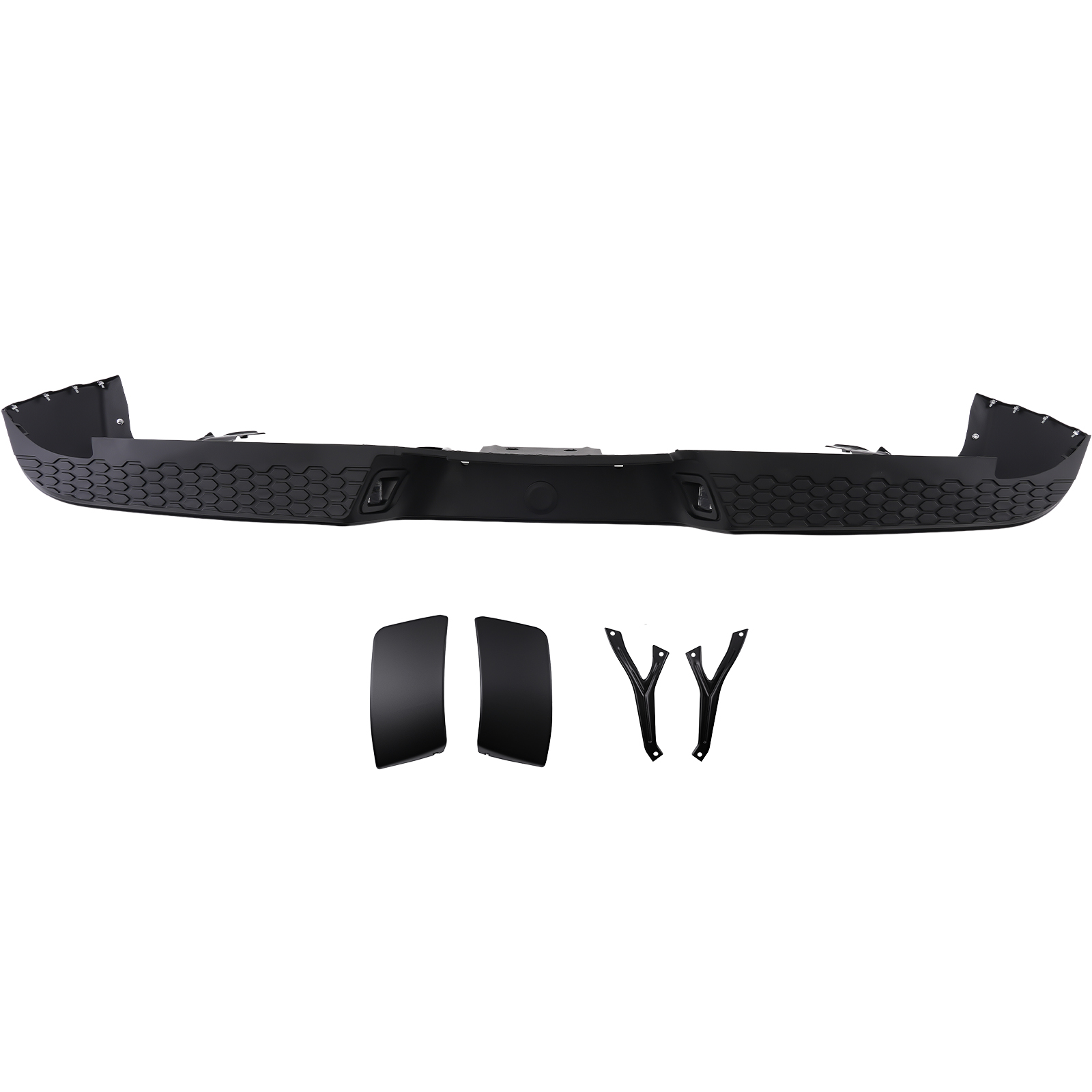 Rear Bumper for RAM 1500 2009-2018 68049859AB Black Dual Exhaust Bolt-On