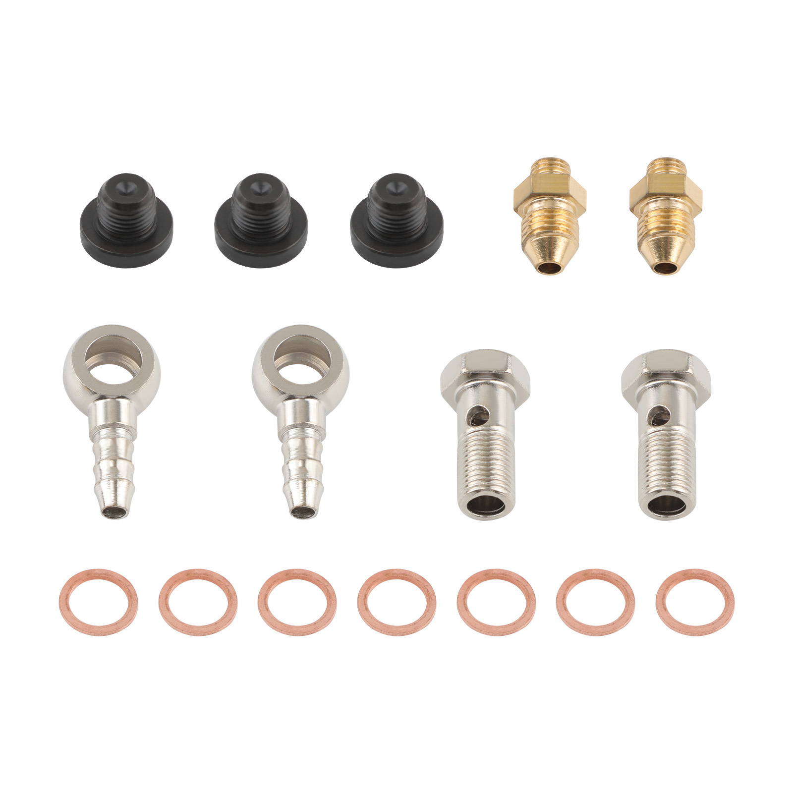 2Sets Universal 44mm External Blow Off Valve for Turbo Wastegate Black Steel