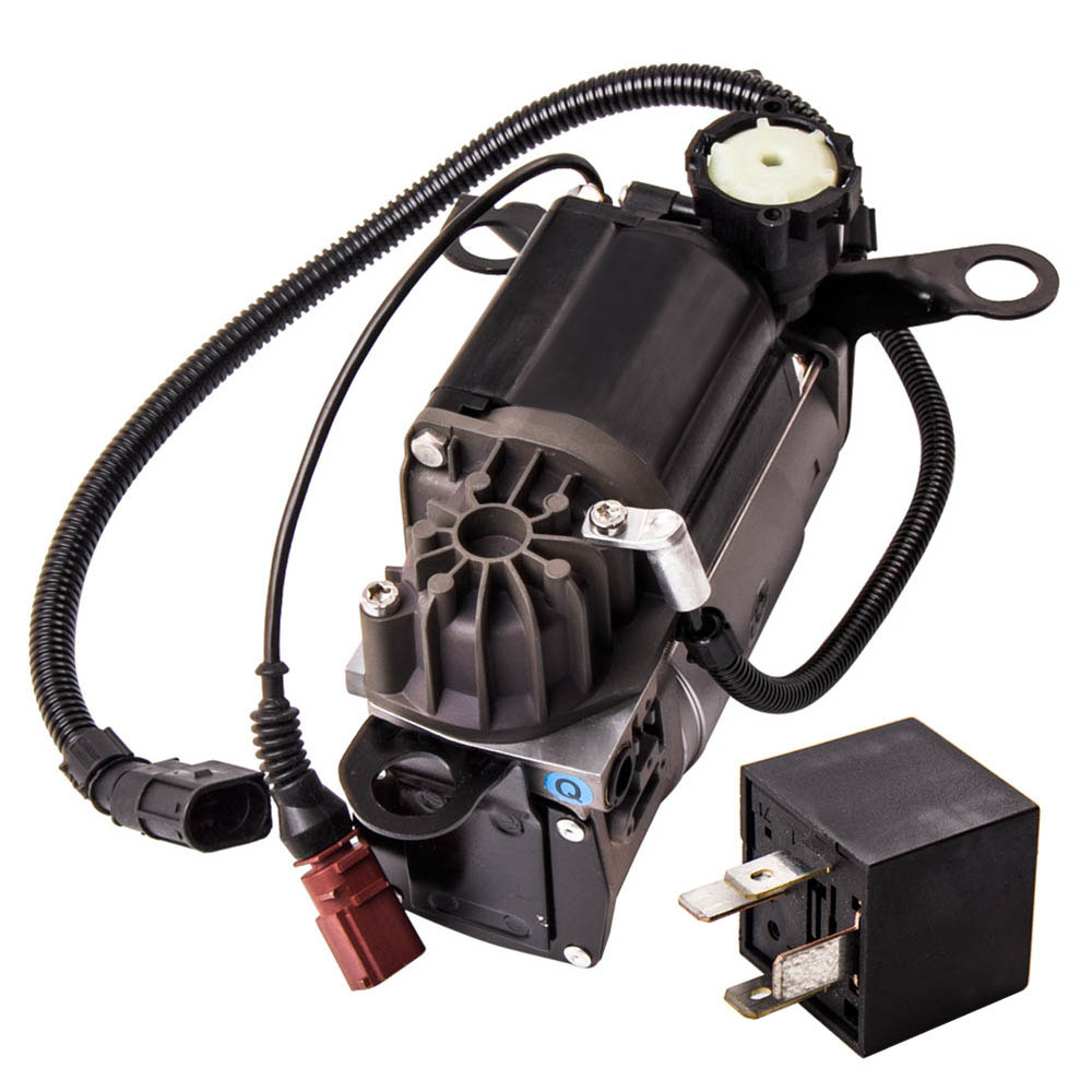 Air Suspension Compressor Pump For Audi A8 S8 Quattro 4E0616005E 616 007 & relay
