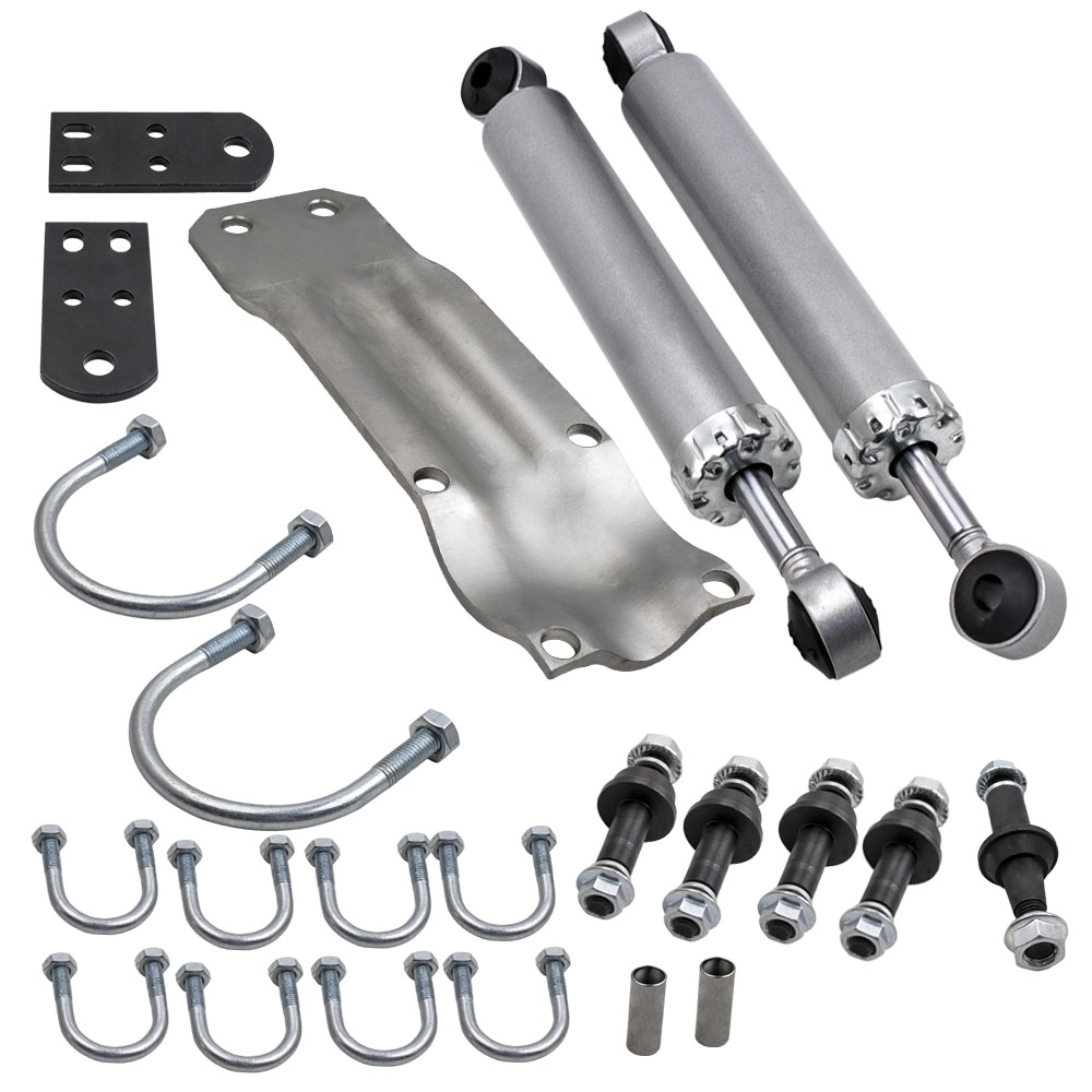 Dual Steering Stabilizer kit For Ford F250 F350 Pickup Jimmy 1959