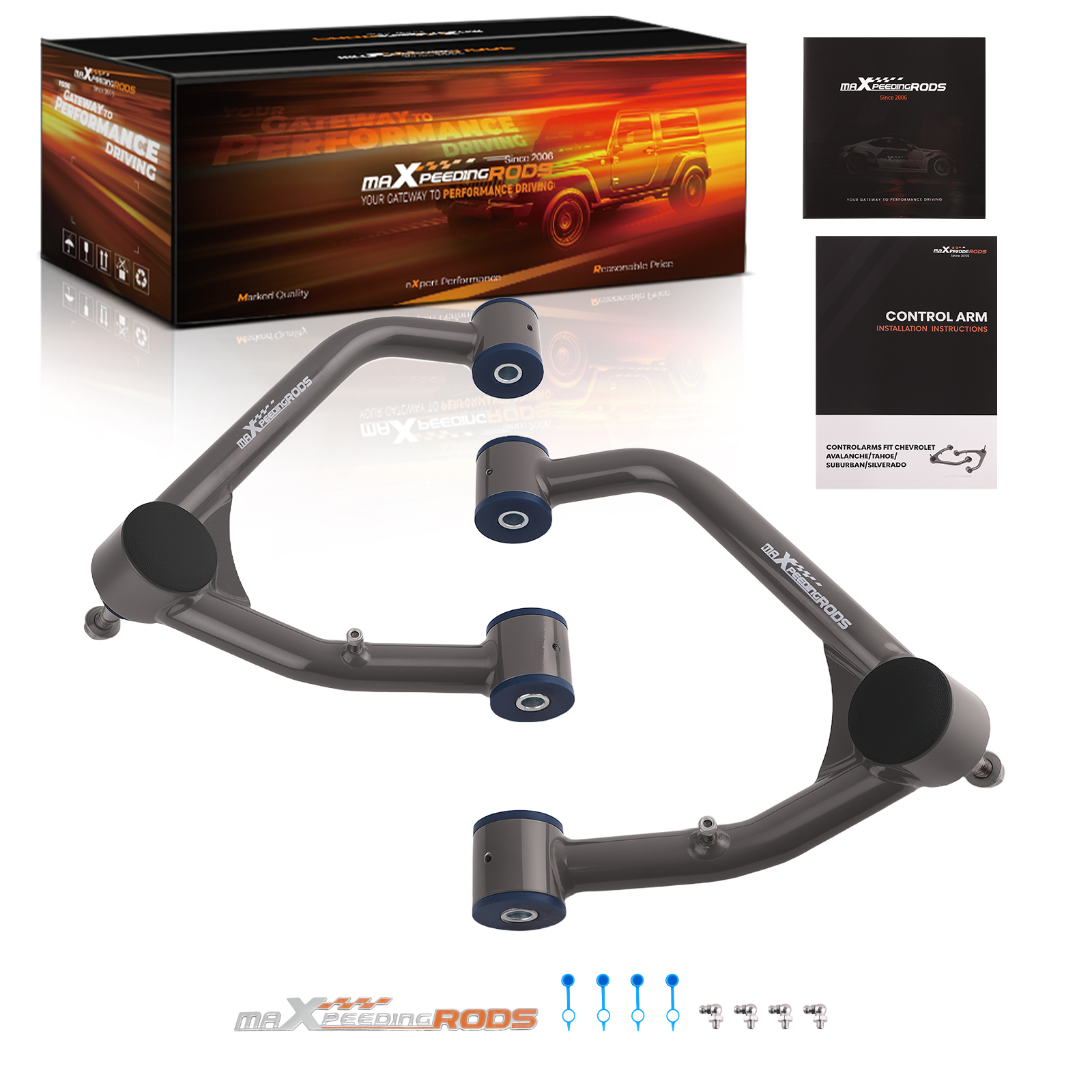 Pair Upper Control Arms 2
