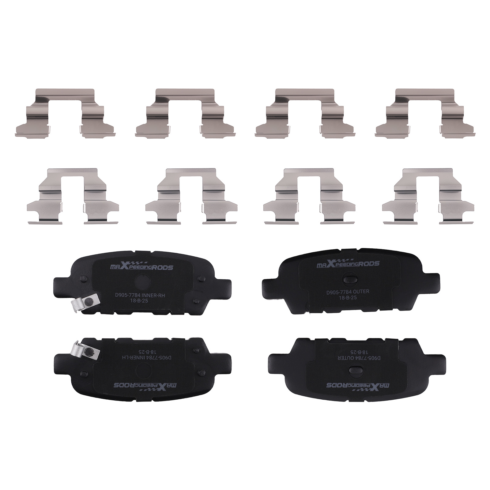 Rear Drilled Brake Rotors&Ceramic Pads Kit for Nissan Altima 2002-2023 P-905