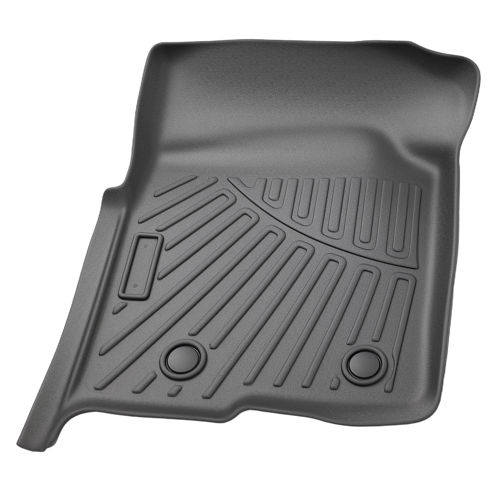Carpet Floor Mats for Ford F-150 SuperCrew Cab 2010-2014 Black TPE Waterproof