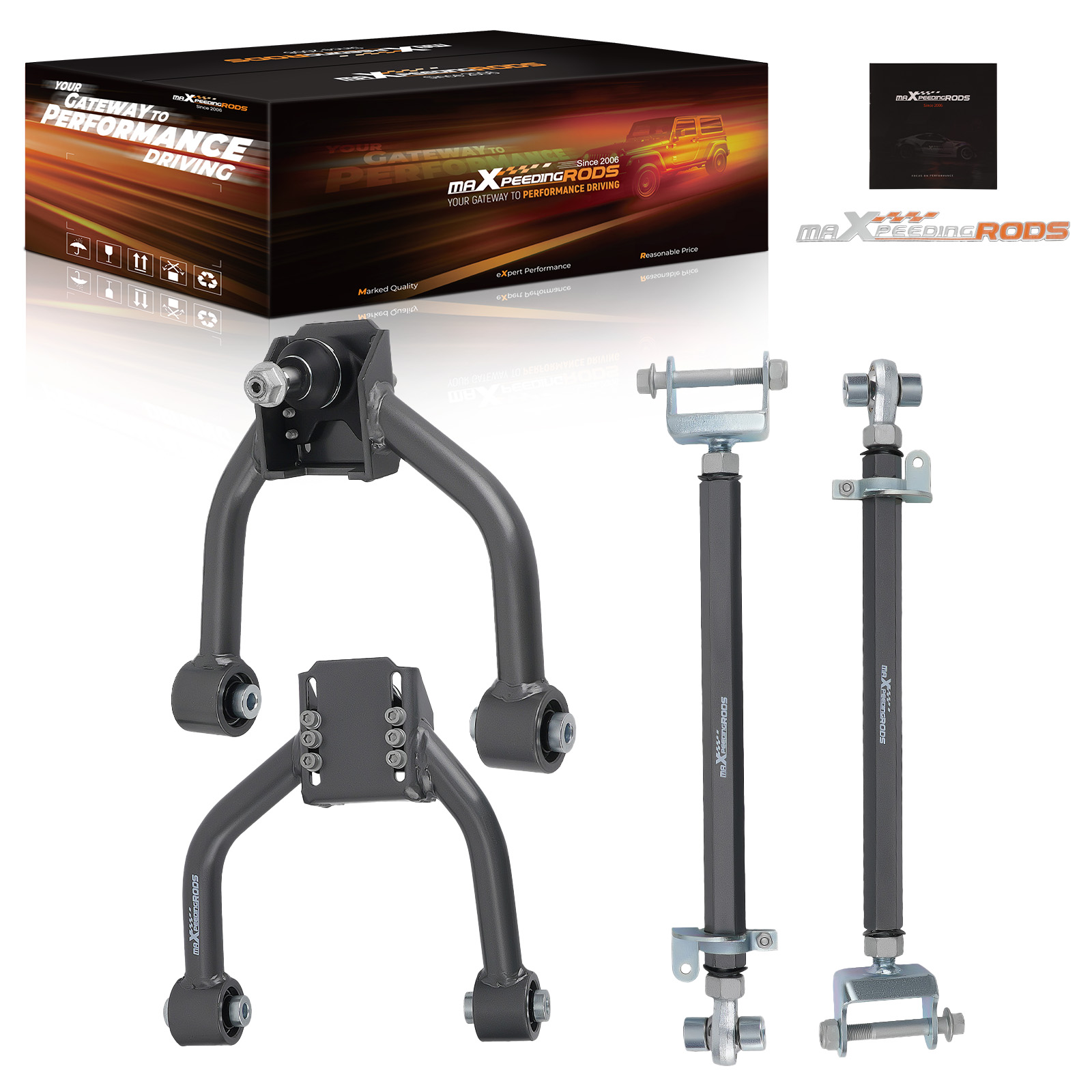 Full Coilovers Kit & Camber Control Arm Suspension Kit for Honda Accord 08-12