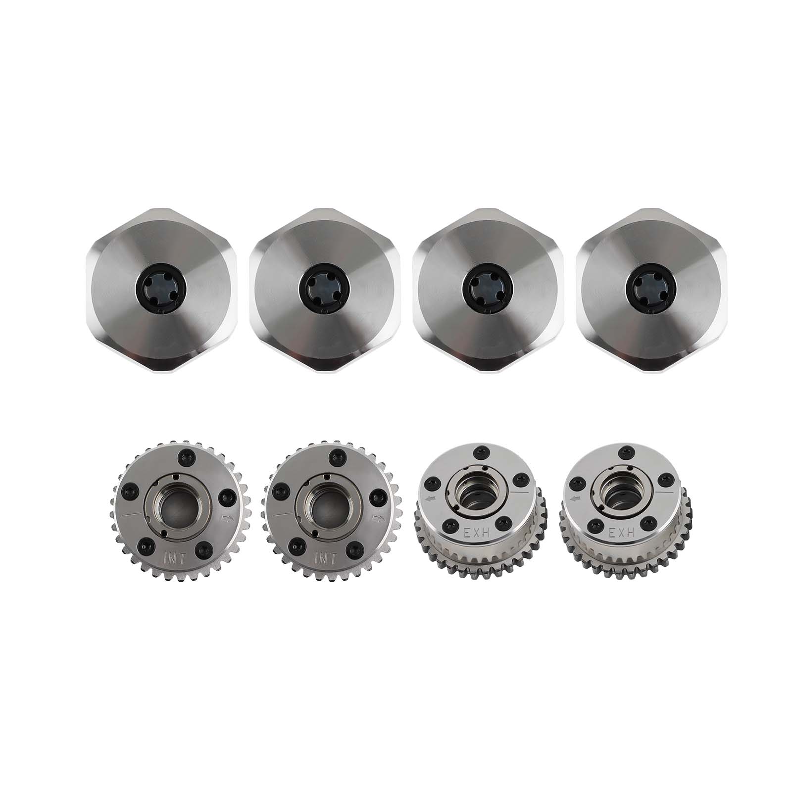 4x Cam Phasers & 4x Oil Control Valves for Chrysler Jeep Dodge Ram 3.6L engine