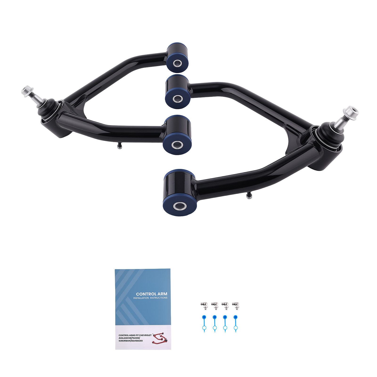 Front Upper Control Arms 2-4” Lift for Chevy Silverado GMC Sierra 1500 2007-20