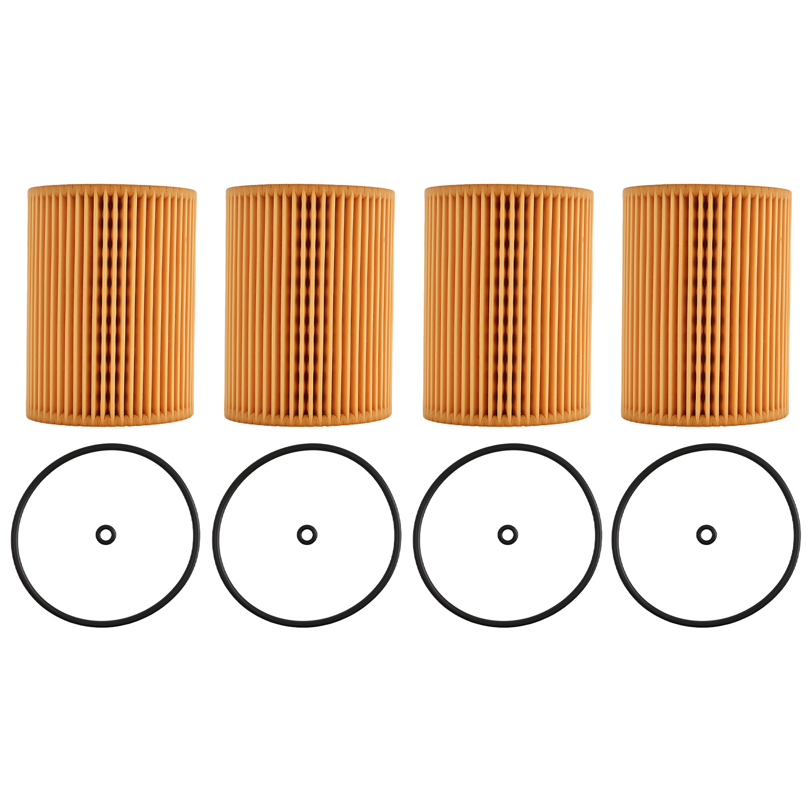 4X Oil Filter Kit for Mercedes Sprinter 2500 3500 2010-2017 642 180 00 09 HU821x