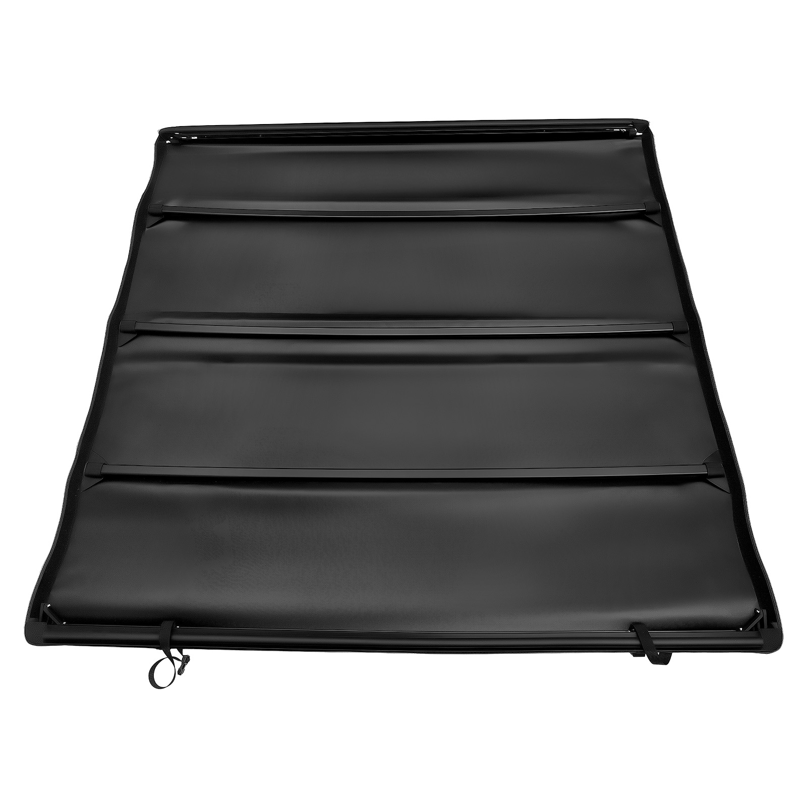6.5ft Black Roll-Up Tonneau Cover for Dodge Dakota 1997-2004 Vinyl W/ Lamp
