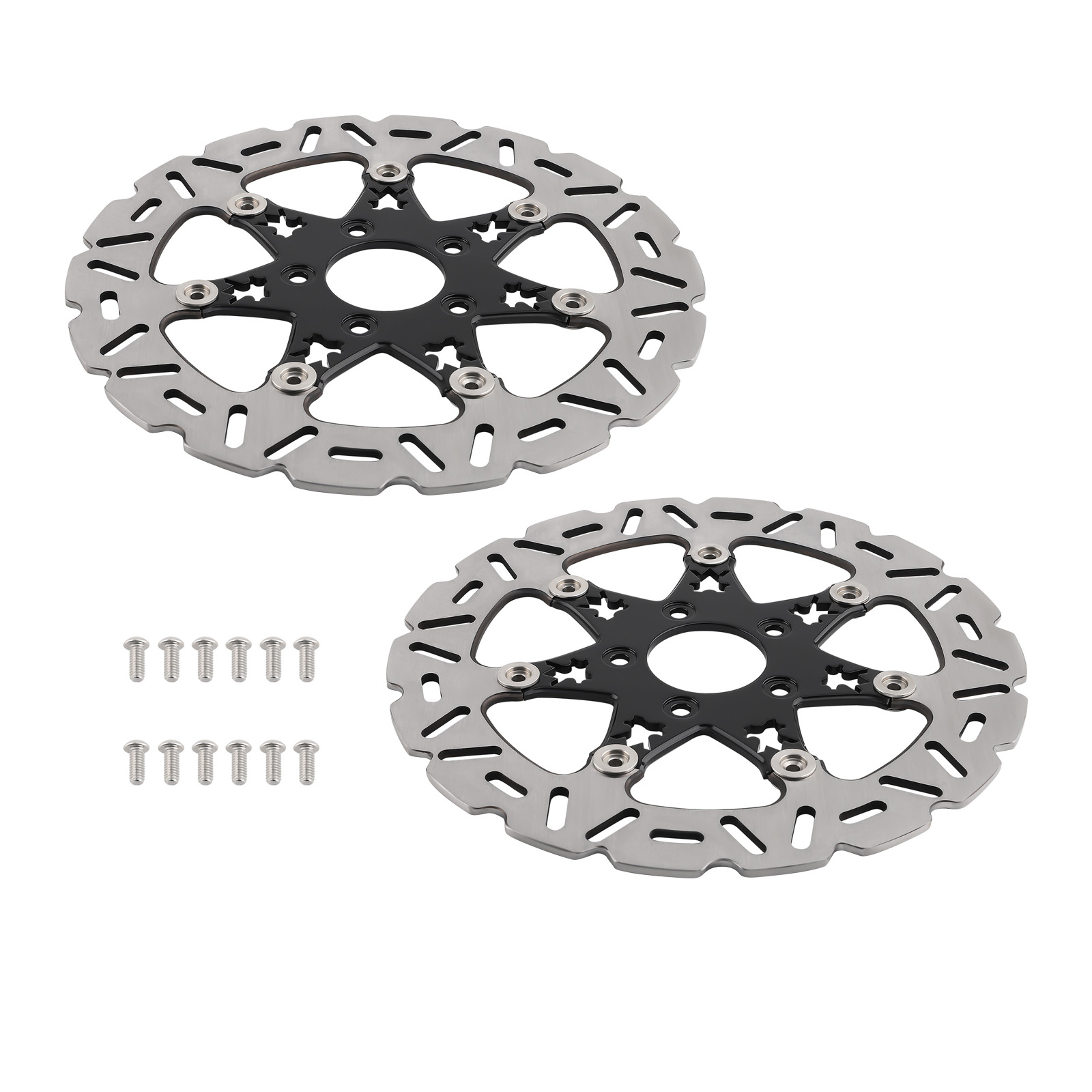 2x Front Motorcycle Brake Disc for Harley Davidson Trike Tri Glide 2009-19 299mm
