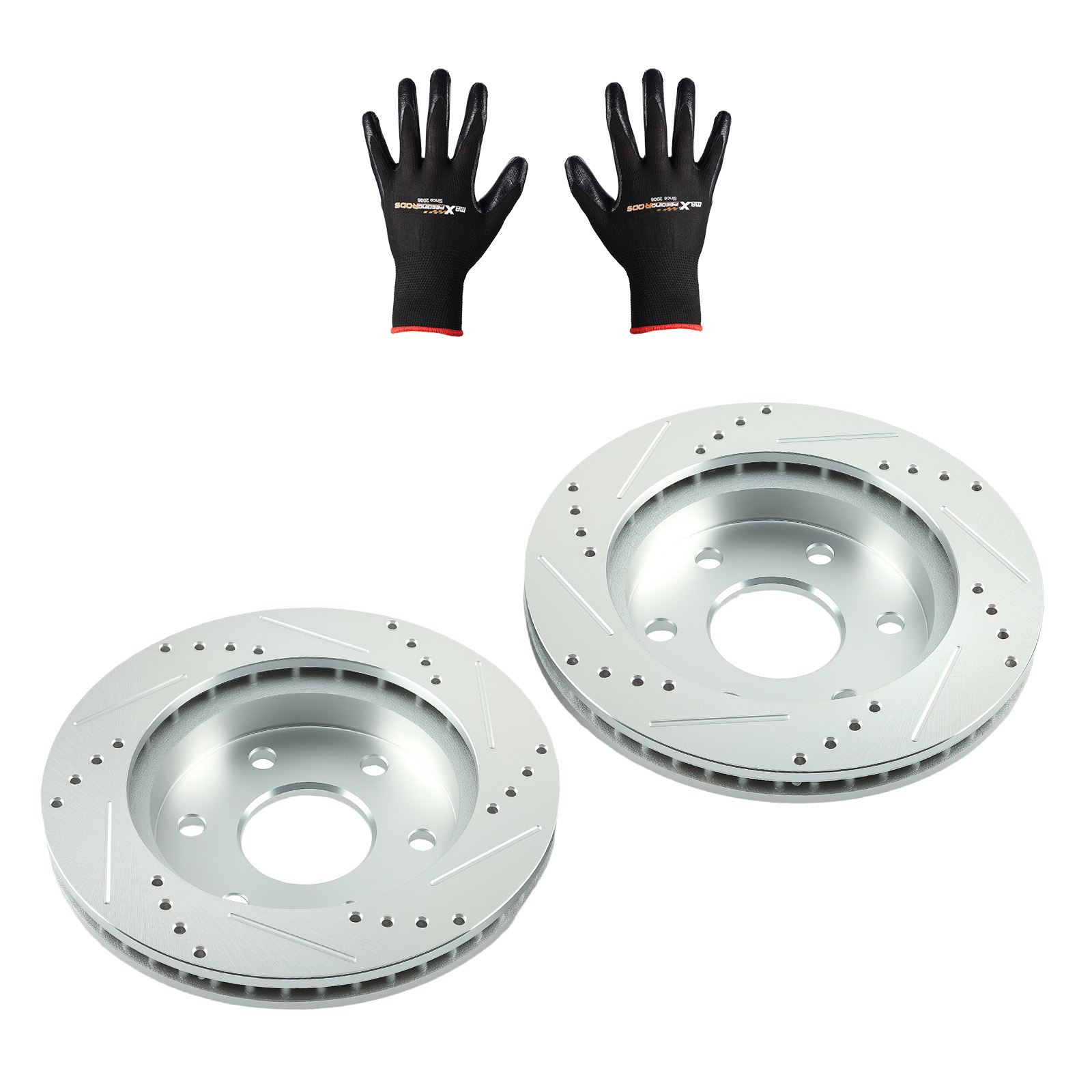 Front Brake Rotors Kit for GMC Savana 1500/Chevrolet Express 1500 2003-2008