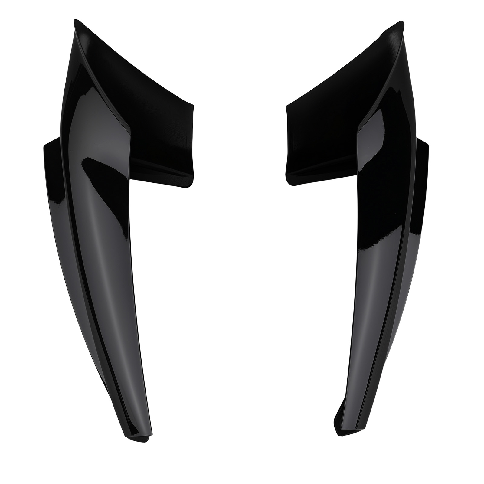 Front Lower Spoiler for BMW F10 M Sport 2011-2016 Gloss Black ABS 4Pcs