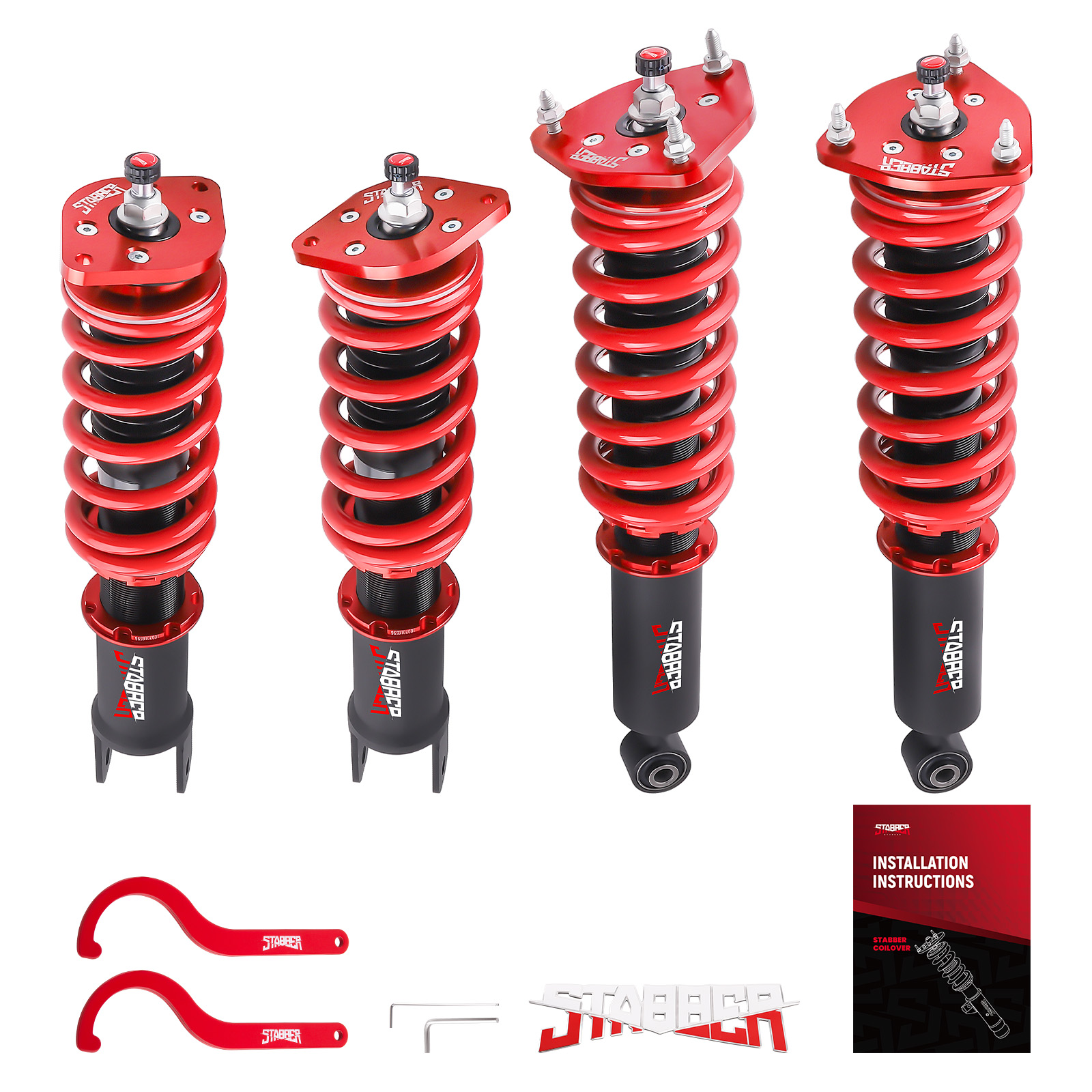 STABBER Adjustable Coilovers Suspension Kit For Infiniti G37/370Z 2009-2016 RWD