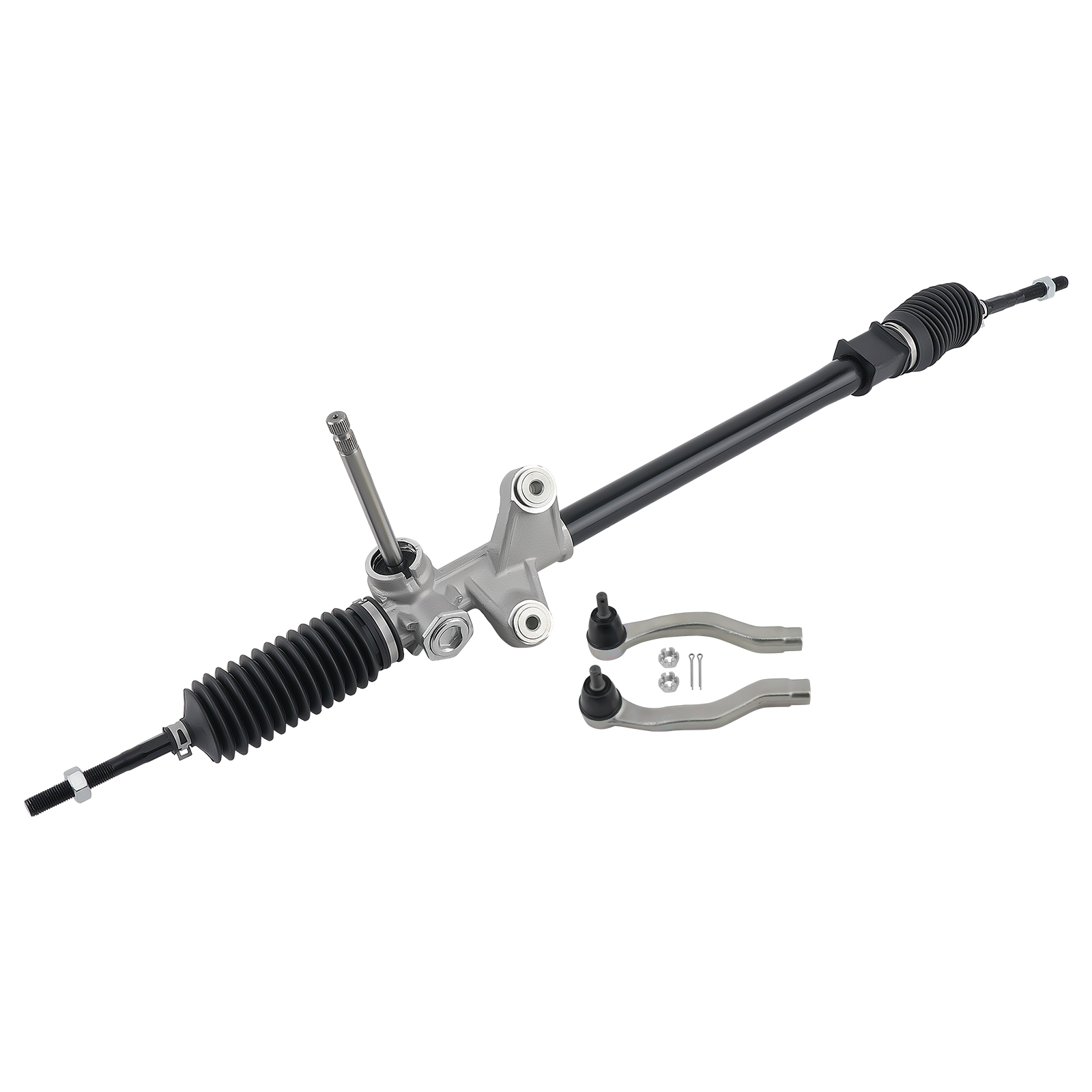 Complete Power Steering Rack & Pinion + Outer Tie Rods For Honda Civic 1992-1997