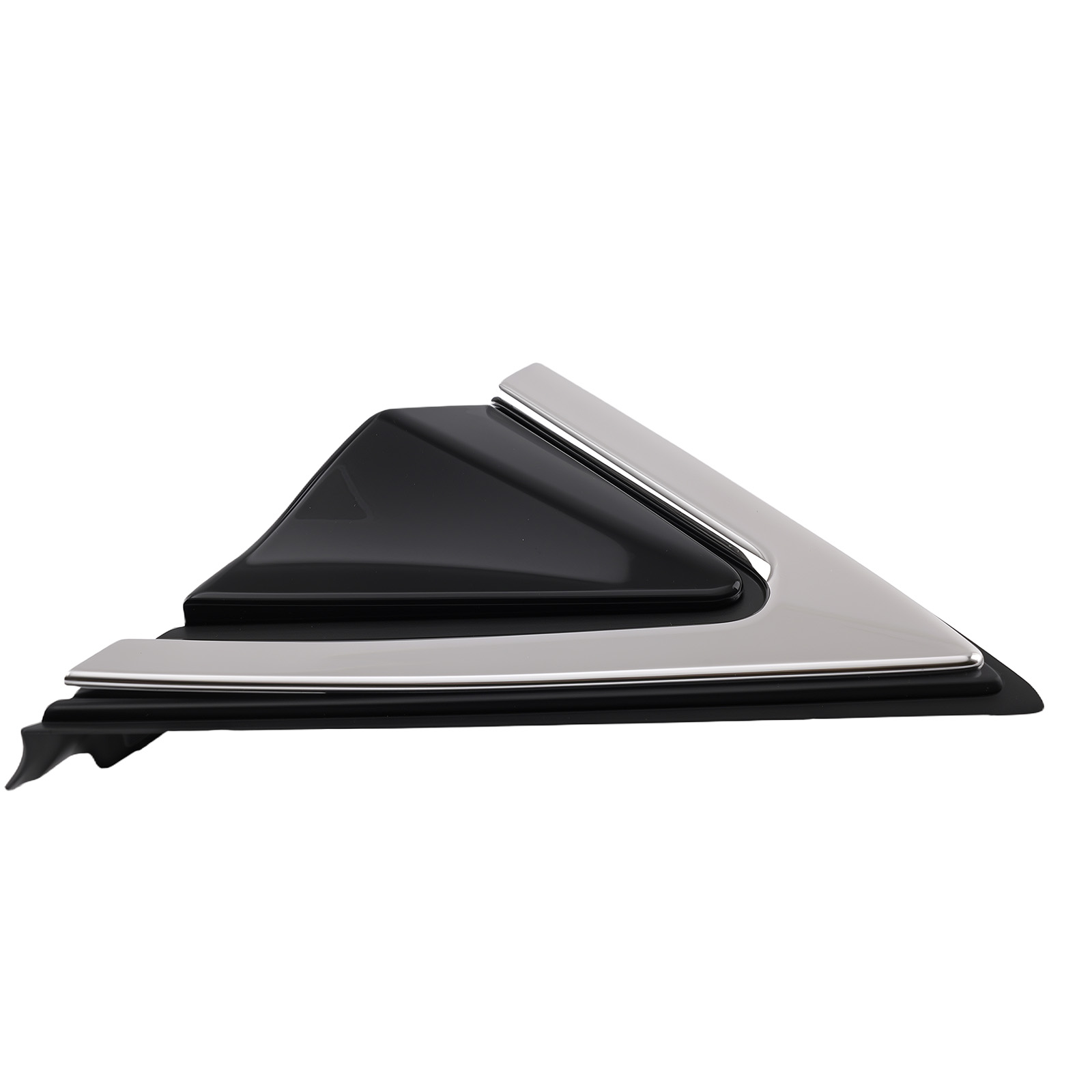 Left Side Mirror Flag Trim for Hyundai Santa Fe 13-19 Black Accessory 861802W000