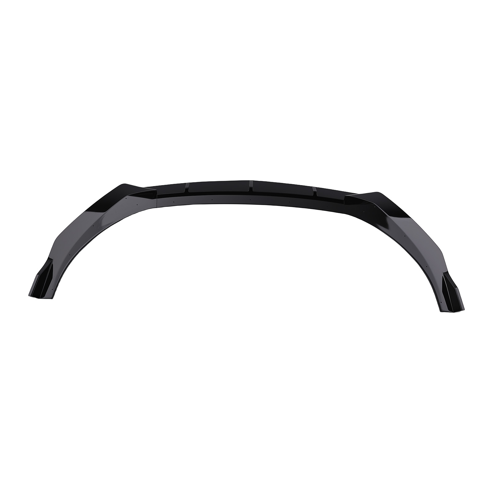 Front Bumper Accent Lip for Hyundai Elantra 2021-2024 Gloss Black Plastic Lower