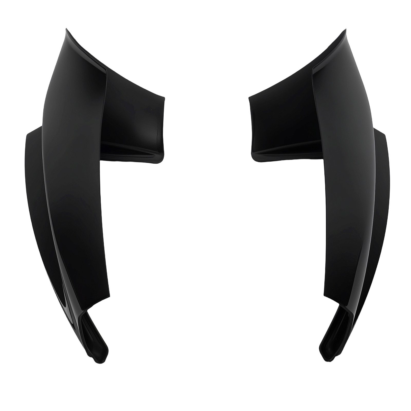 Front Lower Spoiler for BMW F10 M Sport 2011-2016 Gloss Black ABS 4Pcs