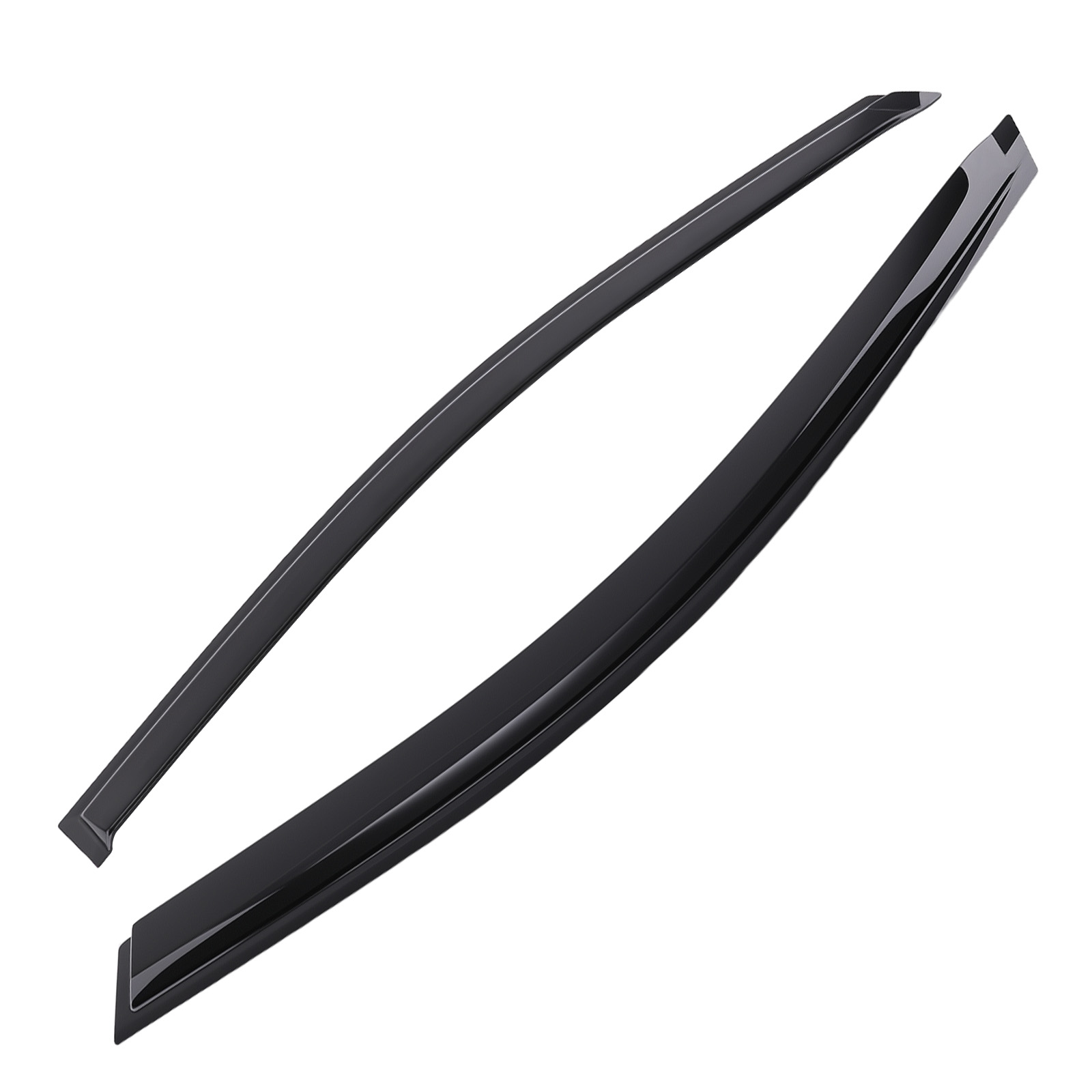 Acrylic Rain Guards Window Visors for Dodge Journey 2009-2020 Black 4PC Set