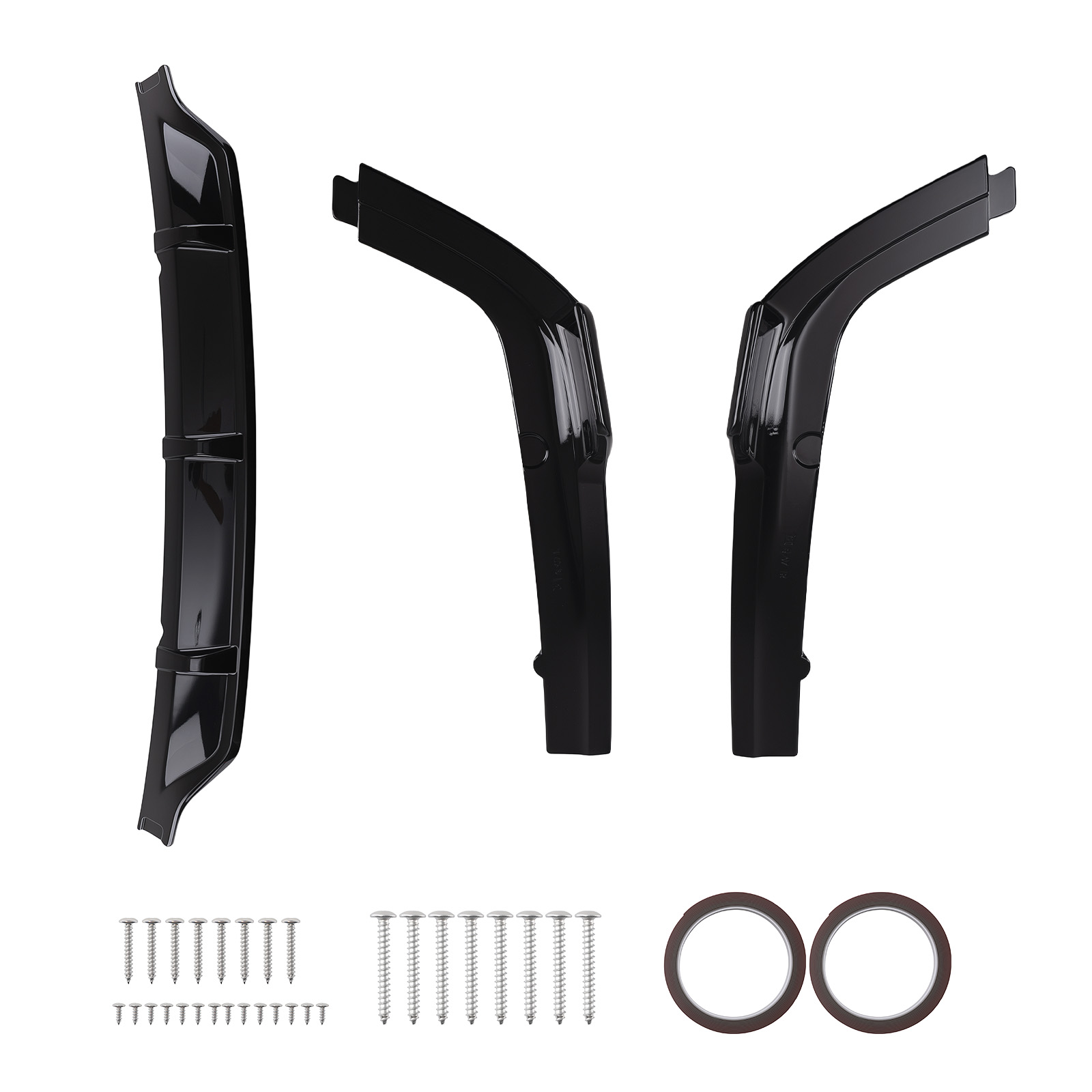 Black Kit Lip for BMW G07 X7 M Sport Package 2019-2025 Rear PP Diffuser
