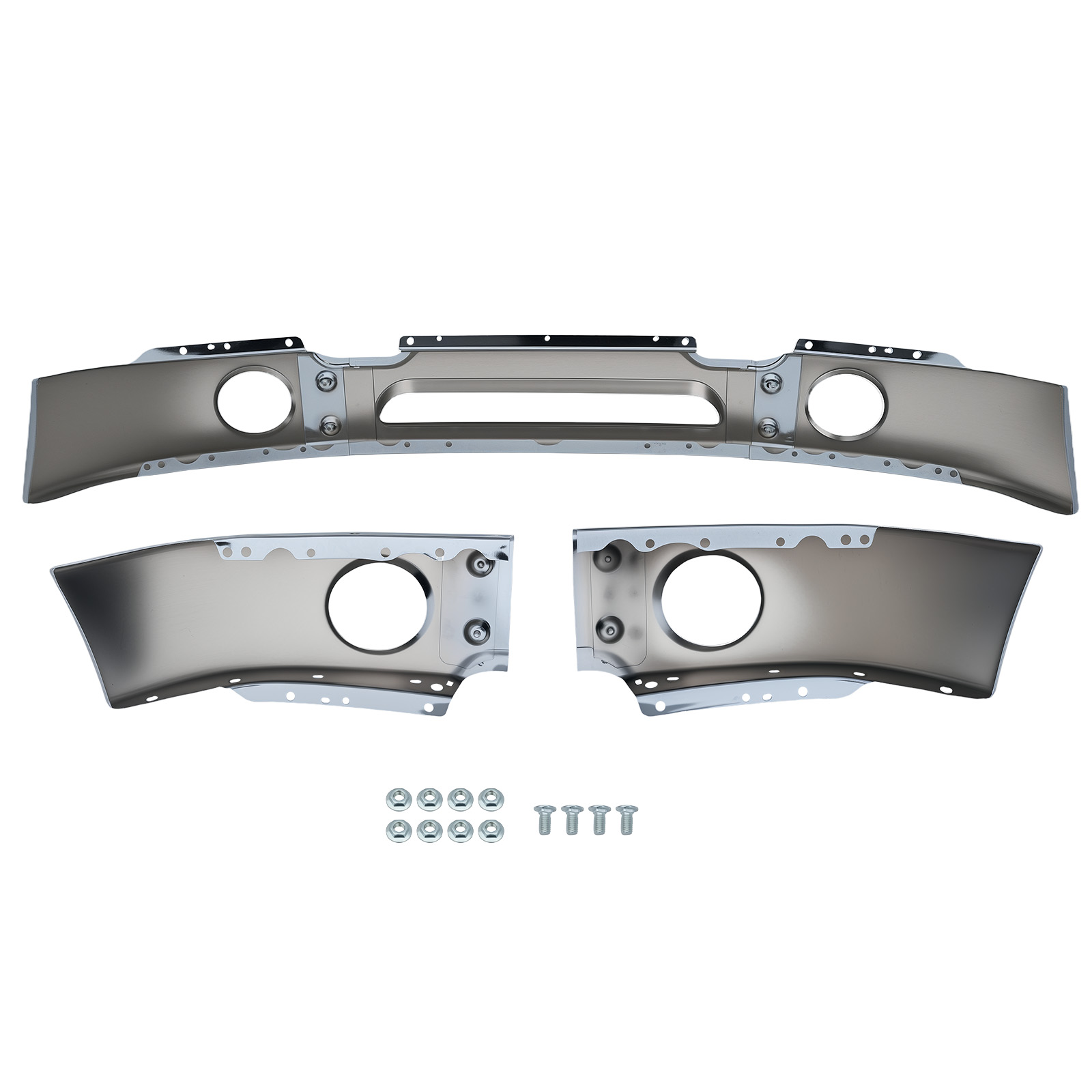 Front Bumper Face Bar for Ford F-150 06-08 Steel Chrome FO1002399