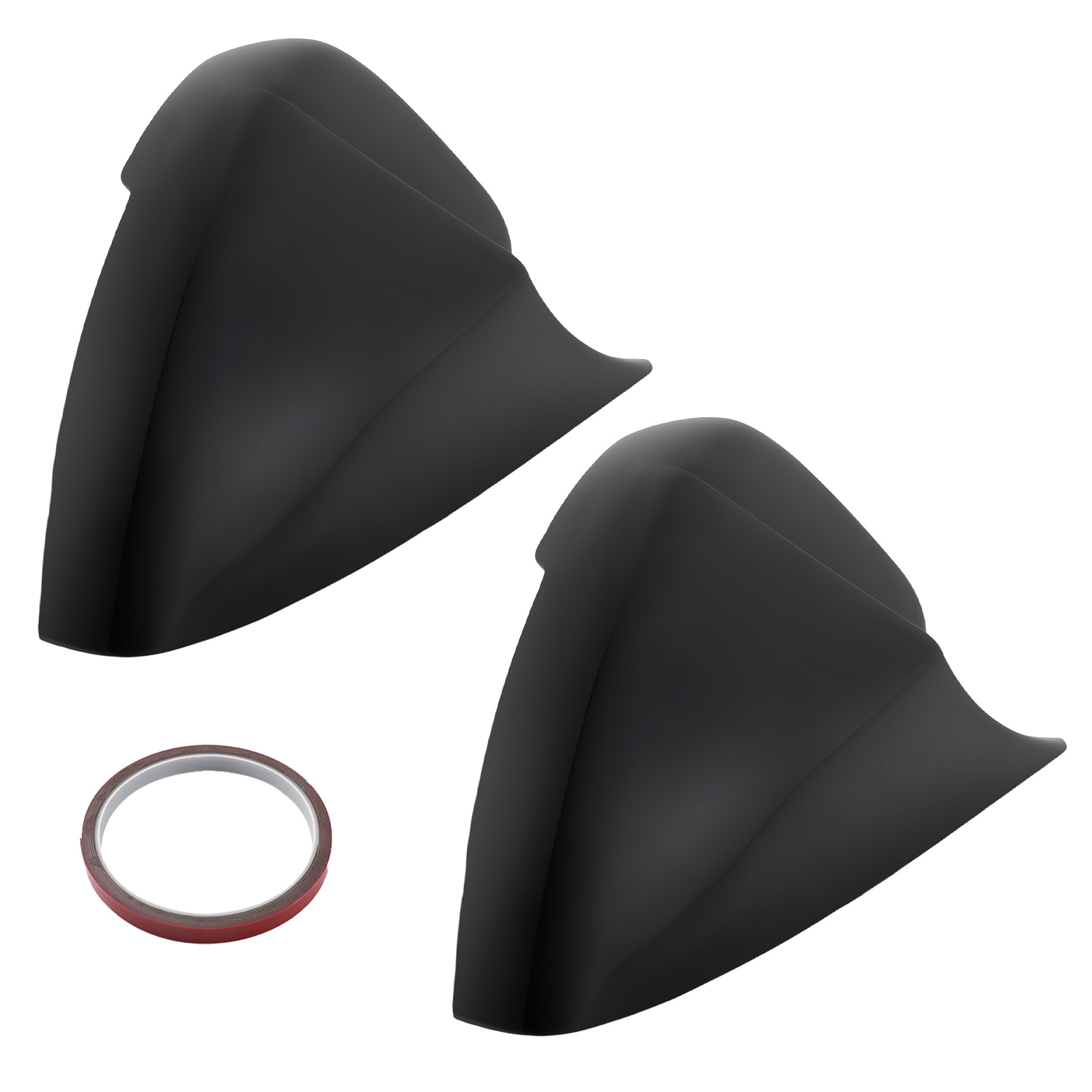 Side Mirror Cover Caps  for Honda Accord 2018-2022 Non-LED Signal LH+RH Black