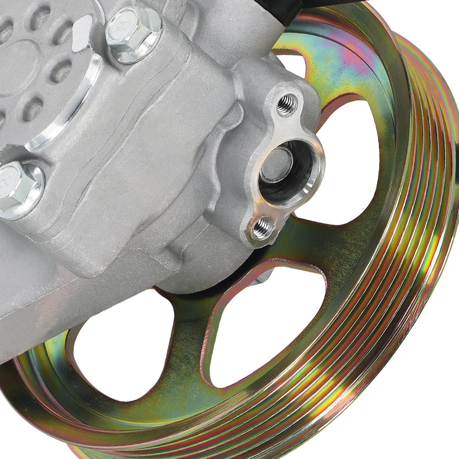Power Steering Pump w/ Pulley For Honda Ridgeline V6 3.5L 2006-11 36P0855