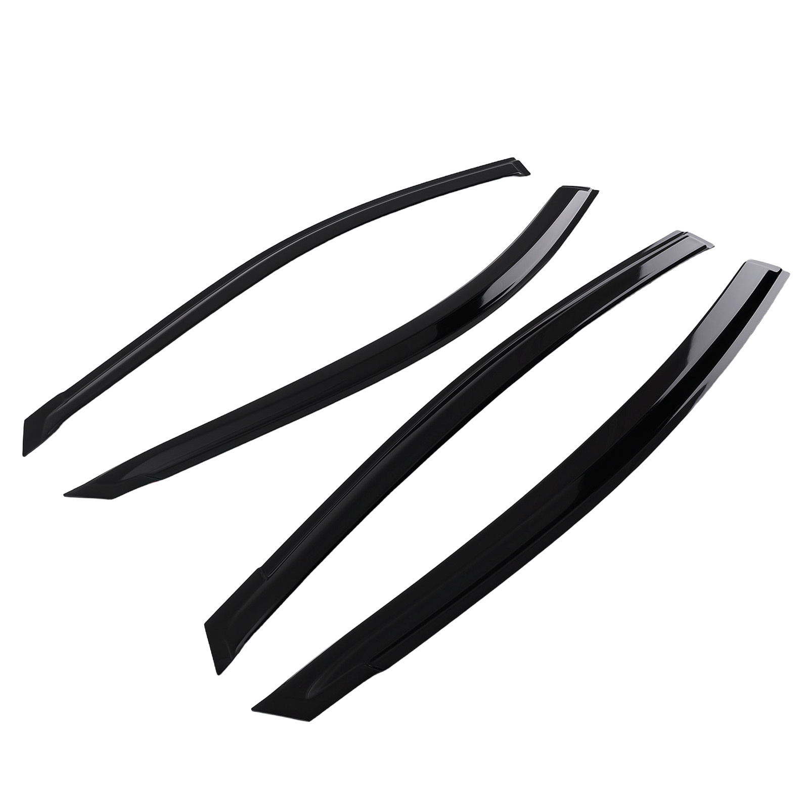 Window Visor Rain Guard Vent for Nissan Altima 2019-2024 Black  4pcs