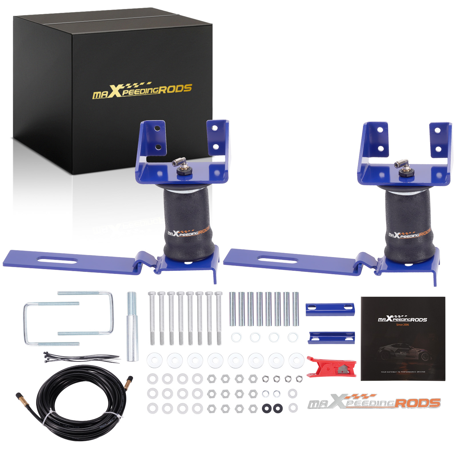 Rear Air Spring Bags Kit Air lines For Ford F-150 Pickup 5.4L 2004-2014