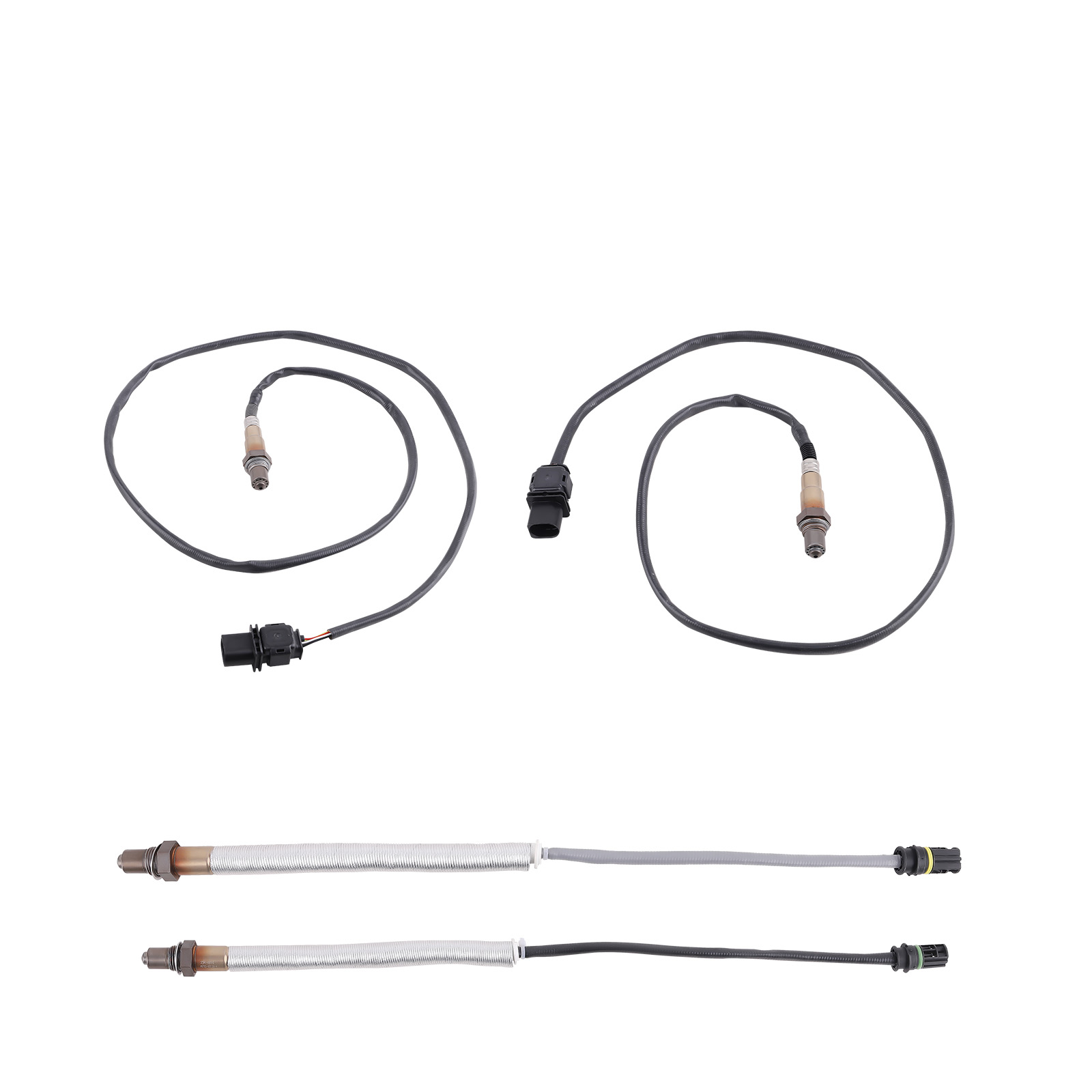 4PCS Up+Downstream Oxygen Sensor For BMW E82 E90 E91 128i 328i 328i xDrive X3 X5