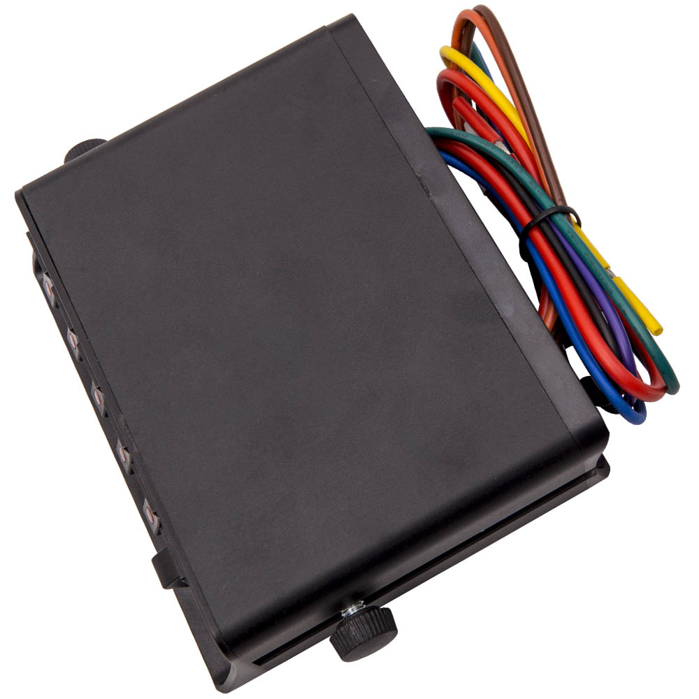 Car 80A Rocker Switch Box Emergency Strobe Light 6Gang Rocker Switch