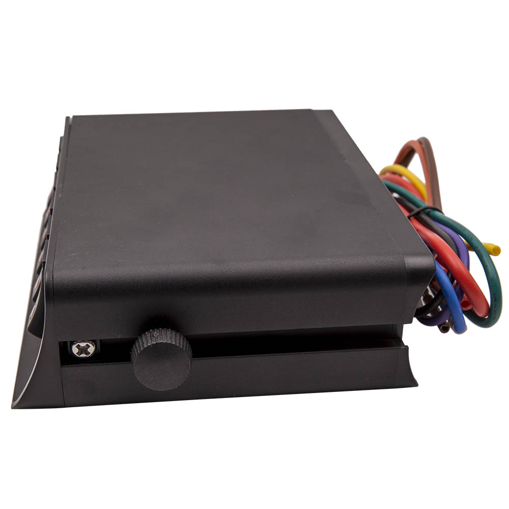 Car 80A Rocker Switch Box Emergency Strobe Light 6Gang Rocker Switch