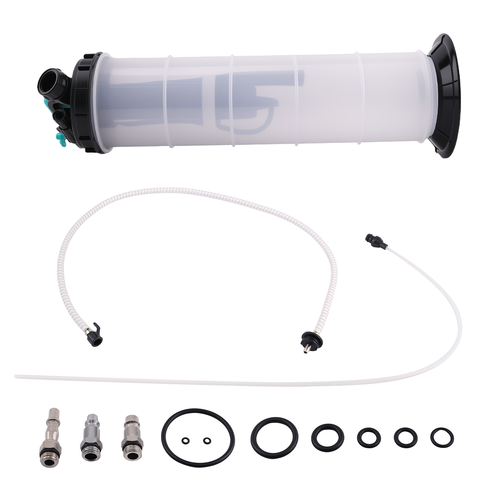 Auto Shop Fluid Pump 9.5L Manual Pneumatic Extractor with Safety Shutoff System