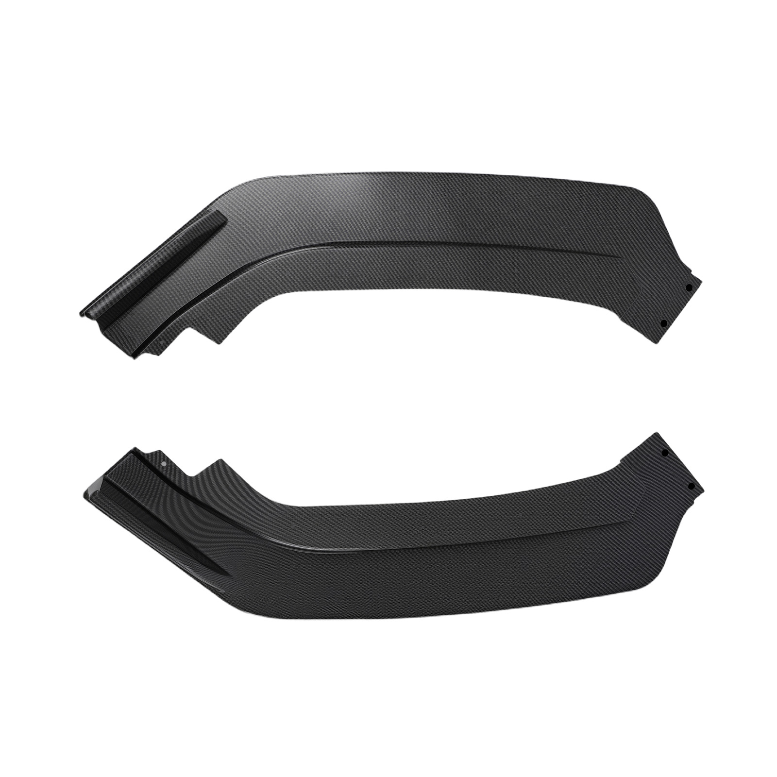 3PCS Front Kit Body Spoiler for Infiniti Q60 2017-2022 Carbon Look Lower