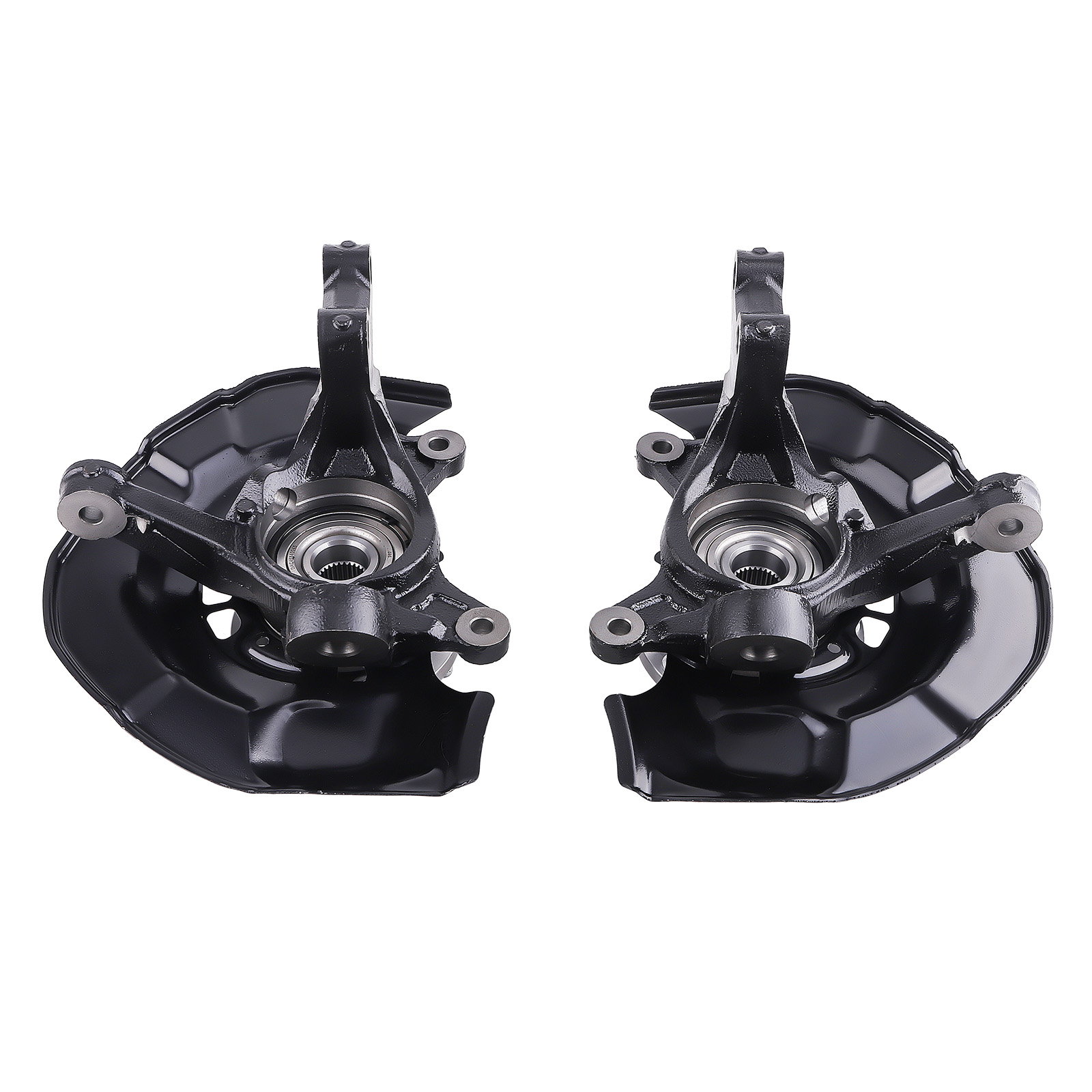 2* Steering Knuckles+ Wheel Hub For Toyota Sienna AWD 2004 2005 - 2010