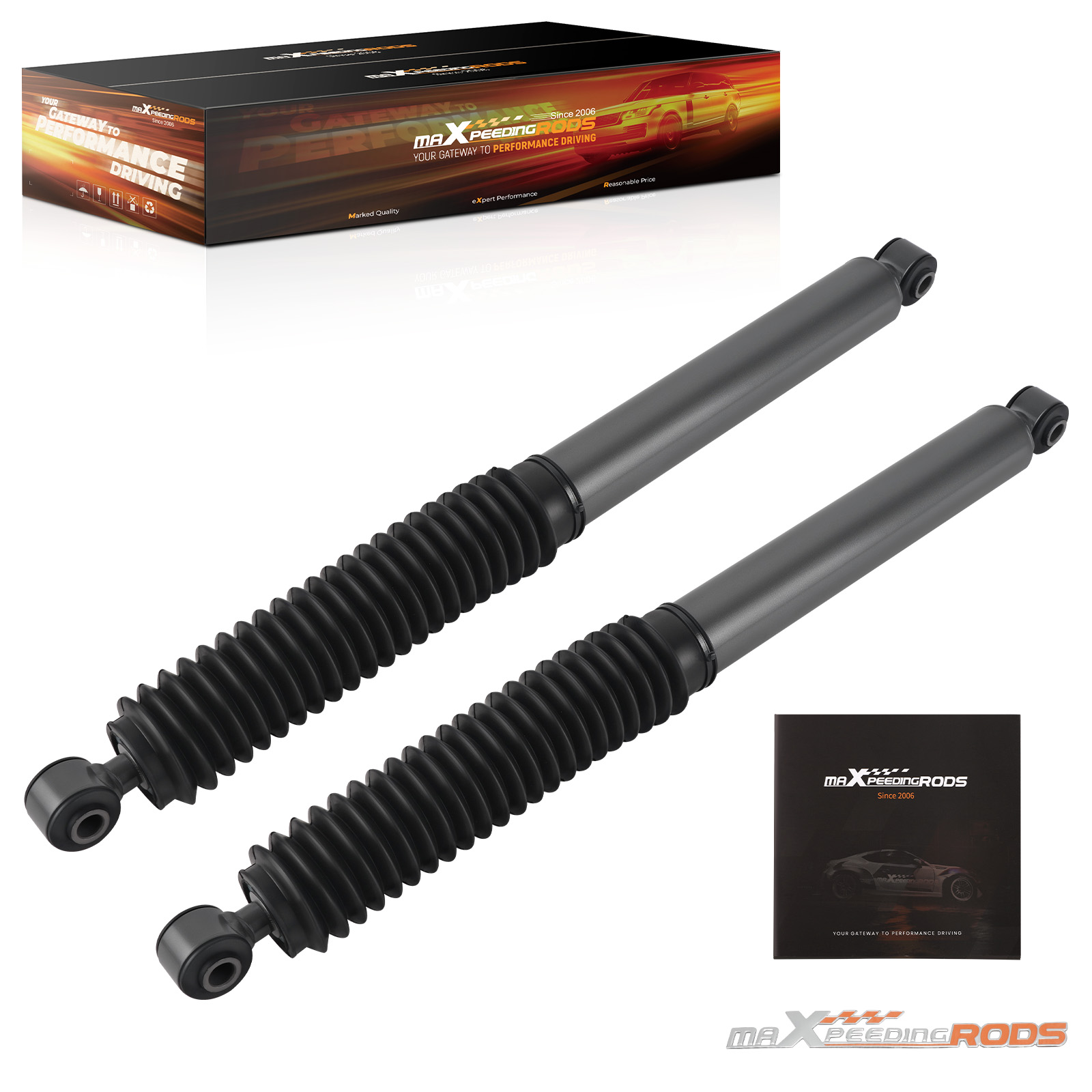 Heavy Duty Twin-Tube Shocks for Ram 1500 4WD 2011-2018 Rear 0-3