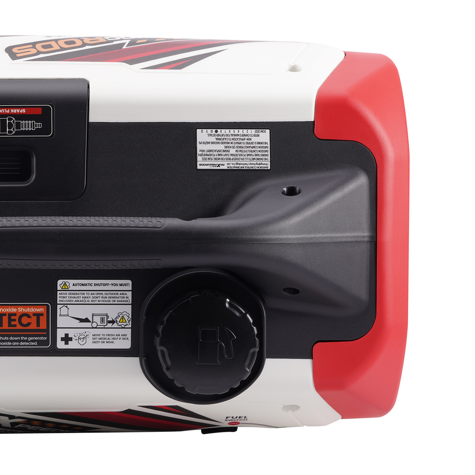 Gas-powered 4000 Watt Generator Portable Pure Sine Wave with Bluetooth CO Alert