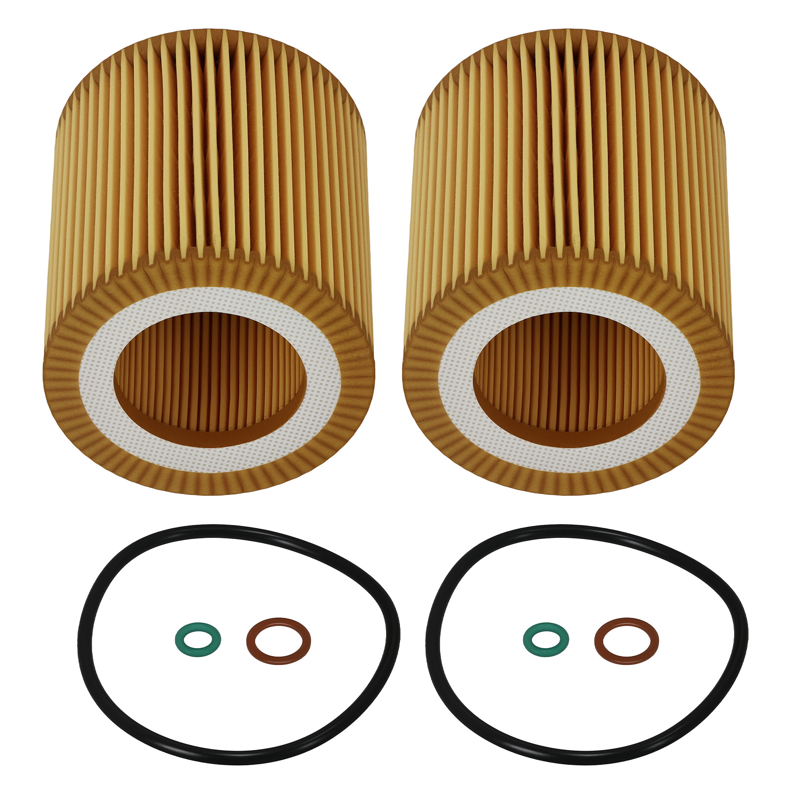 Engine Oil Filter 2Pack for BMW 535i 528i 530i X3 X5 2006-2017 11427541827