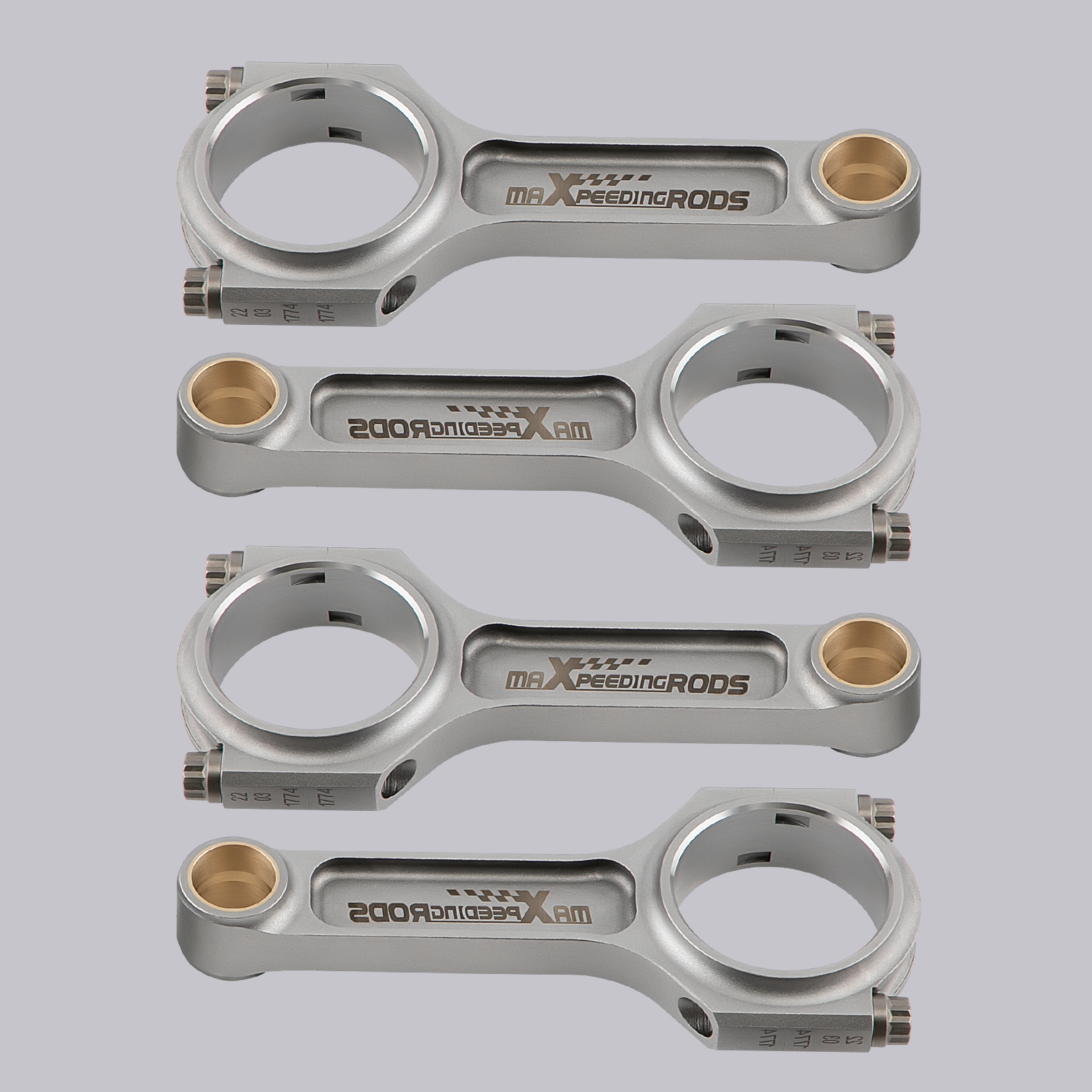 Steel I-Beam Connecting Rods ARP For Honda Acura B18A B B20B B20Z DA DC 137mm