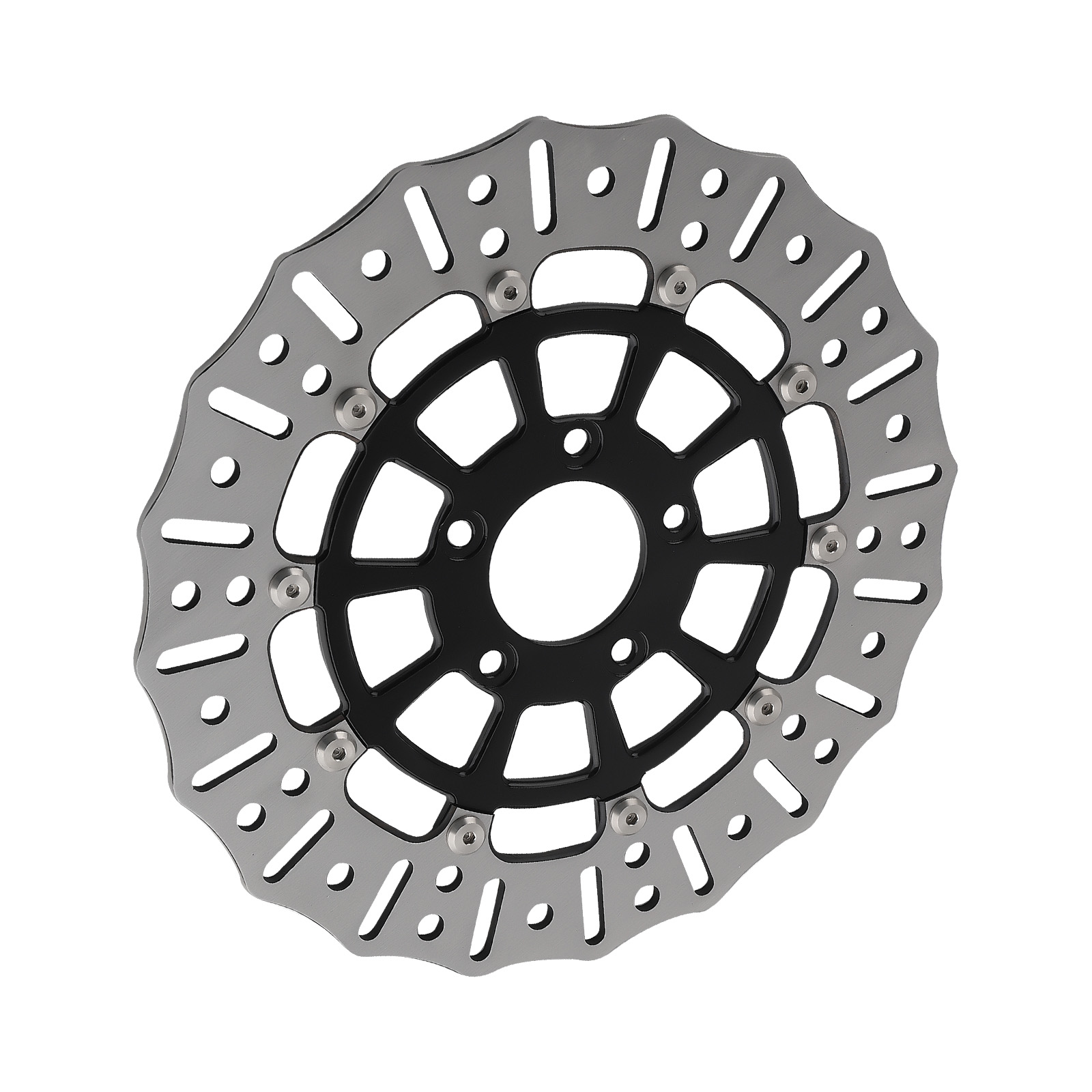 Black Front Brake Disc for Harley-Davidson Sportster/ Iron 883 2014-2024 299mm